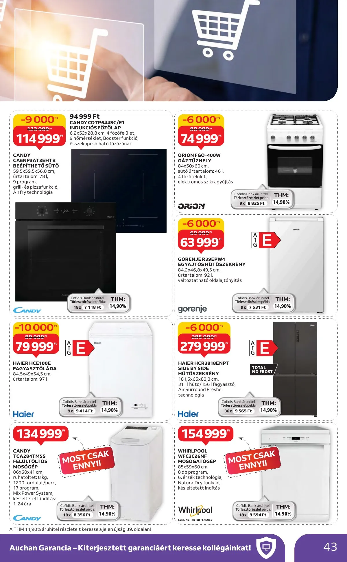 Auchan akciós újság Hipermarket 01.22–01.28 – 43. oldal