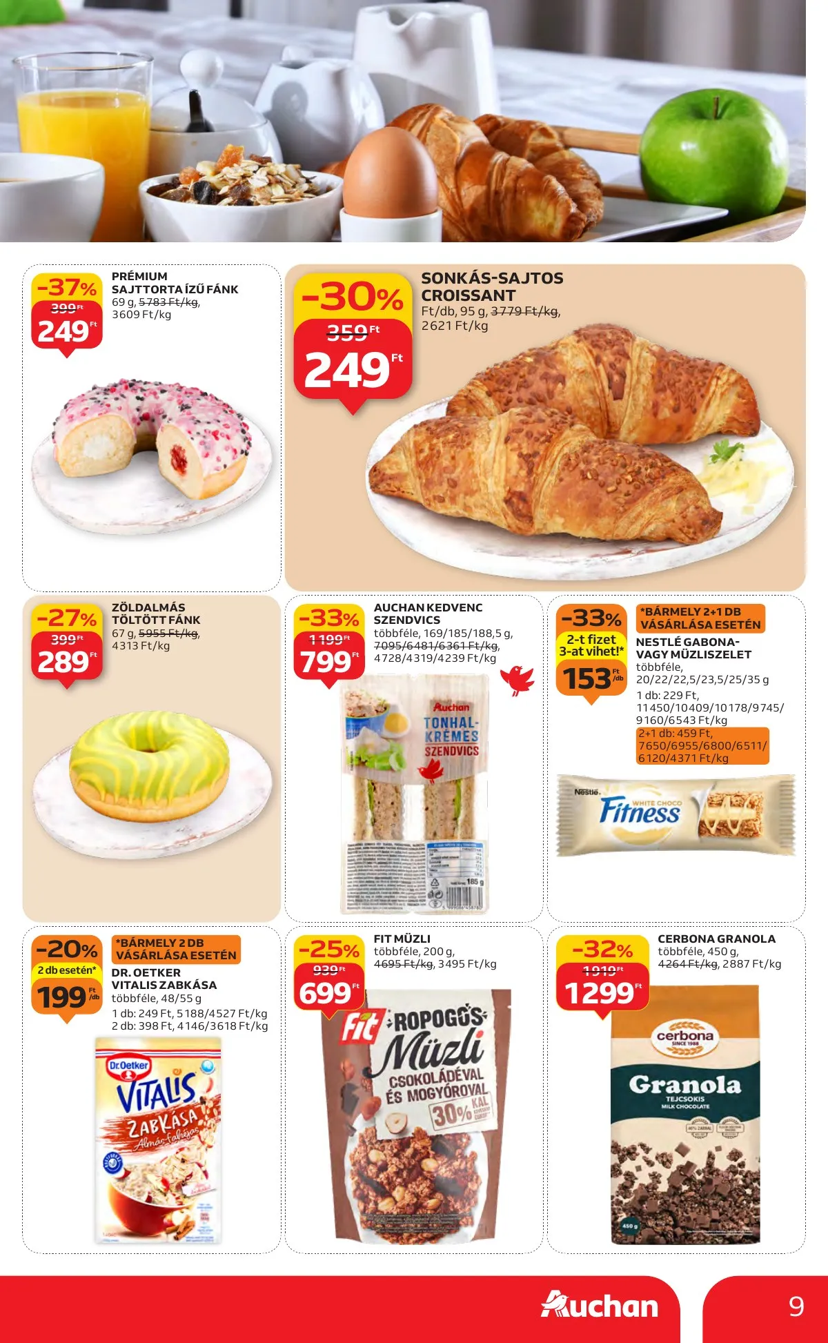 Auchan akciós újság Hipermarket 01.22–01.28 – 9. oldal