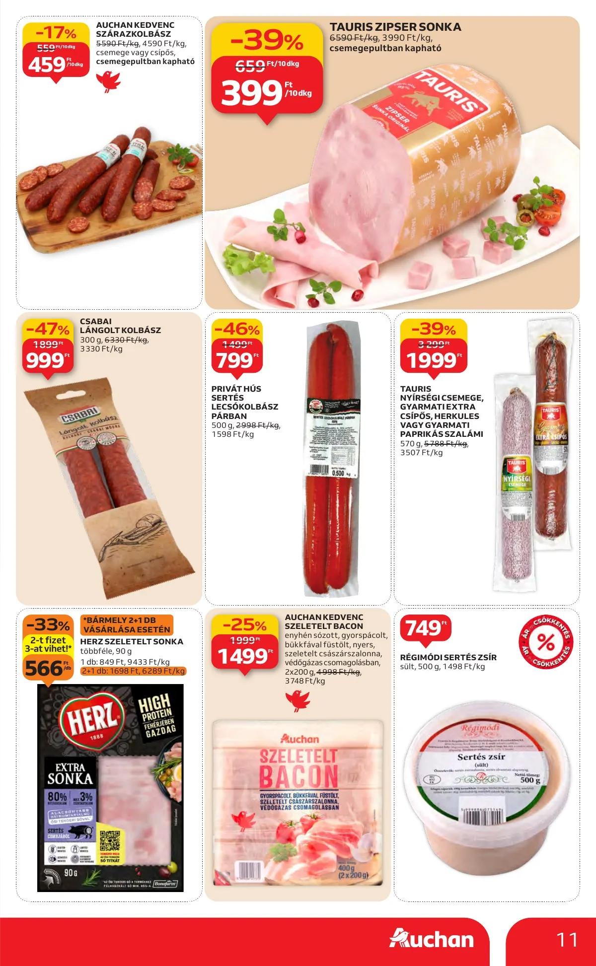 Auchan akciós újság Hipermarket 01.29–02.04 – 11. oldal