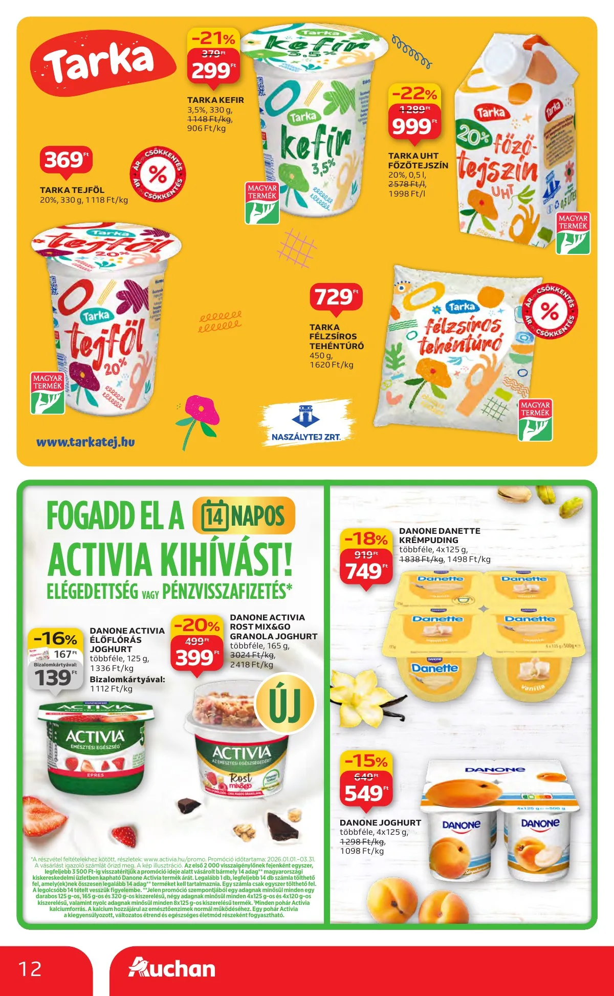 Auchan akciós újság Hipermarket 01.29–02.04 – 12. oldal