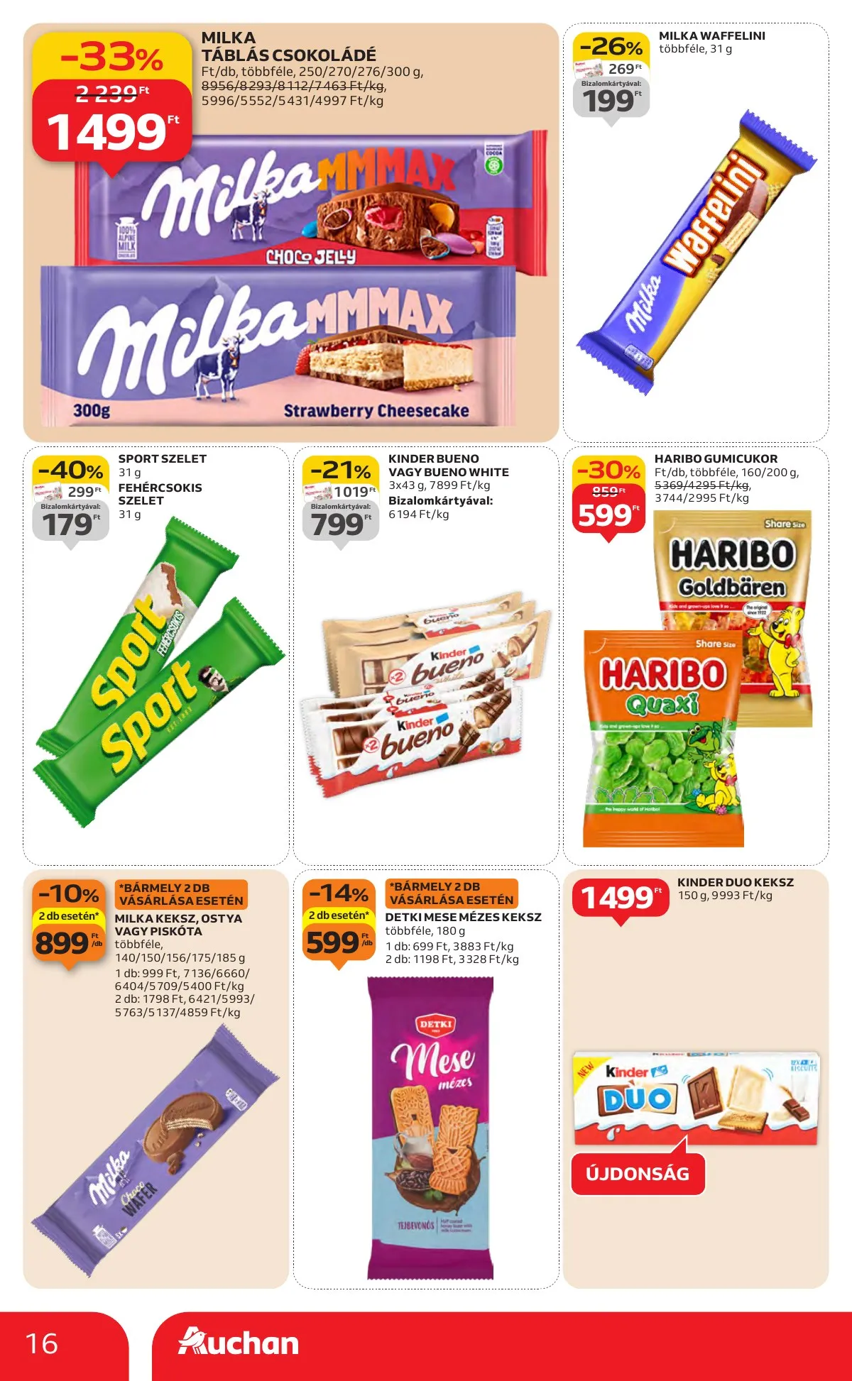 Auchan akciós újság Hipermarket 01.29–02.04 – 16. oldal