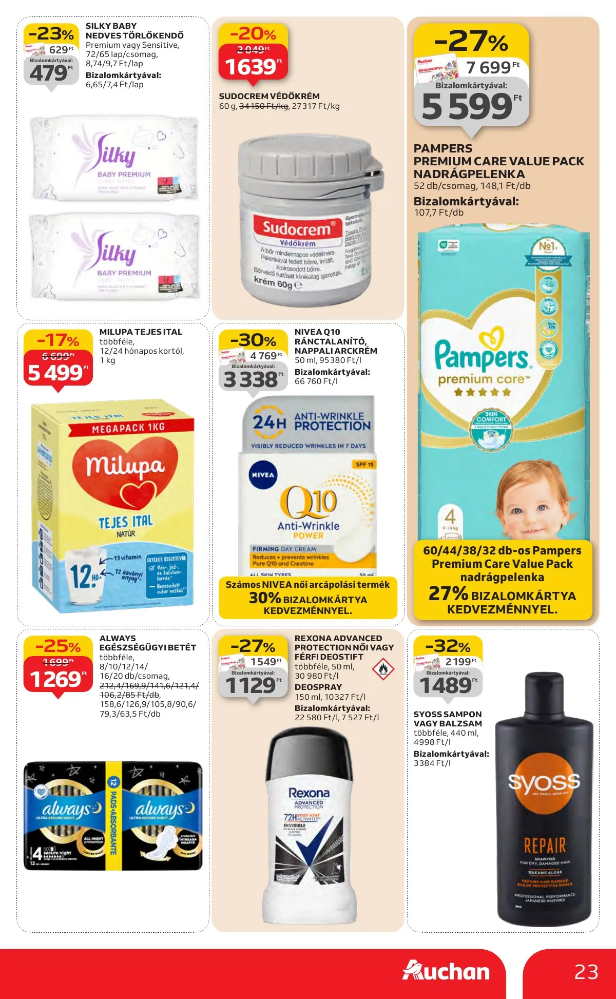 Auchan akciós újság Hipermarket 01.29–02.04 – 23. oldal