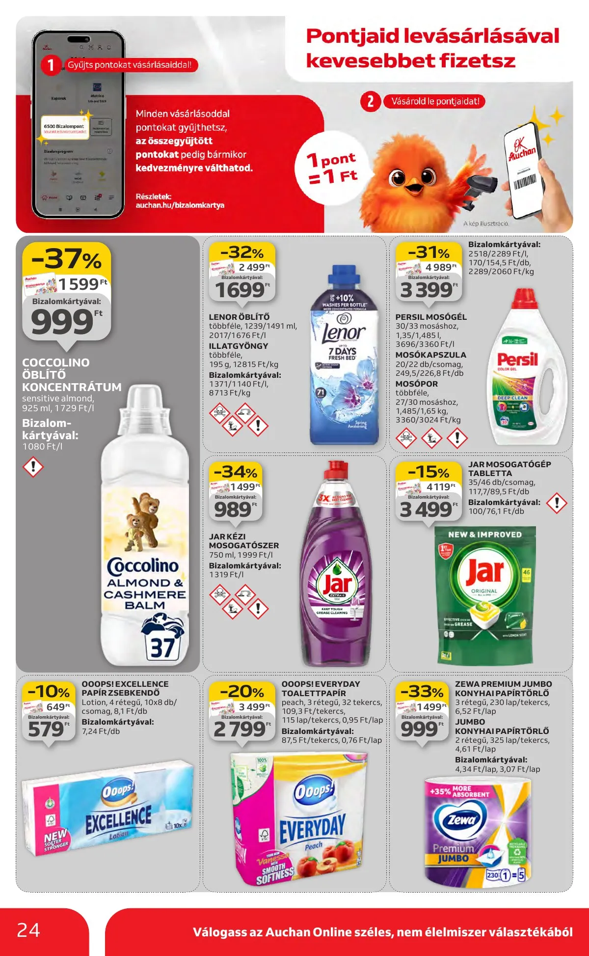 Auchan akciós újság Hipermarket 01.29–02.04 – 24. oldal