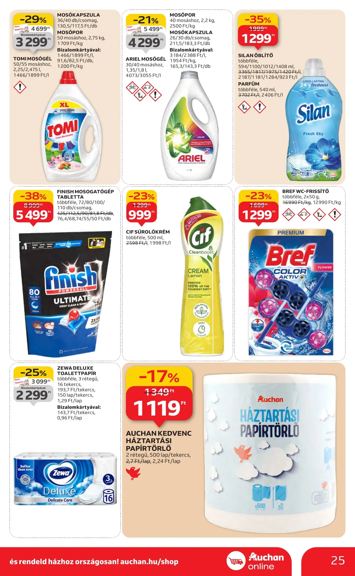 Auchan akciós újság Hipermarket 01.29–02.04 – 25. oldal