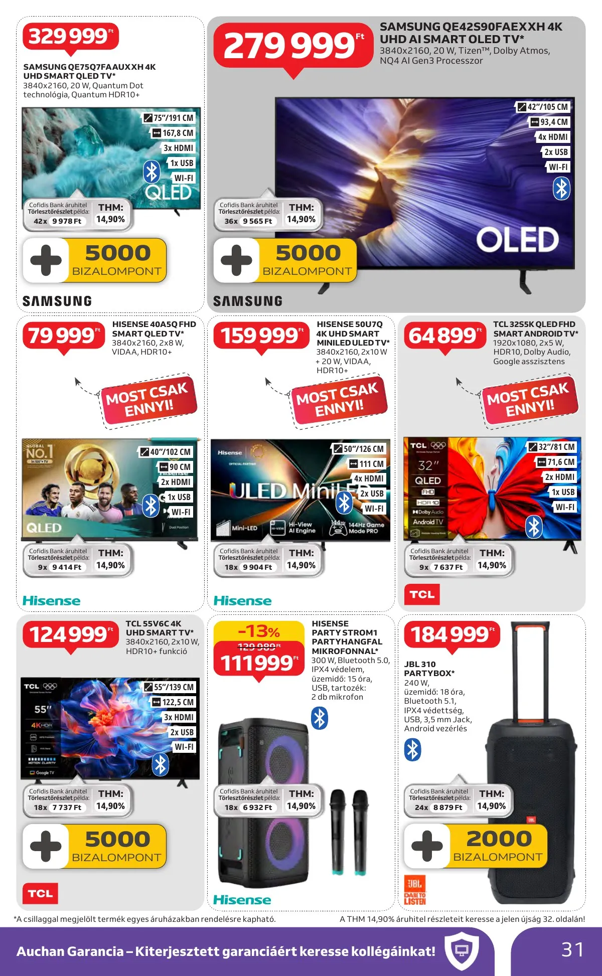 Auchan akciós újság Hipermarket 01.29–02.04 – 31. oldal