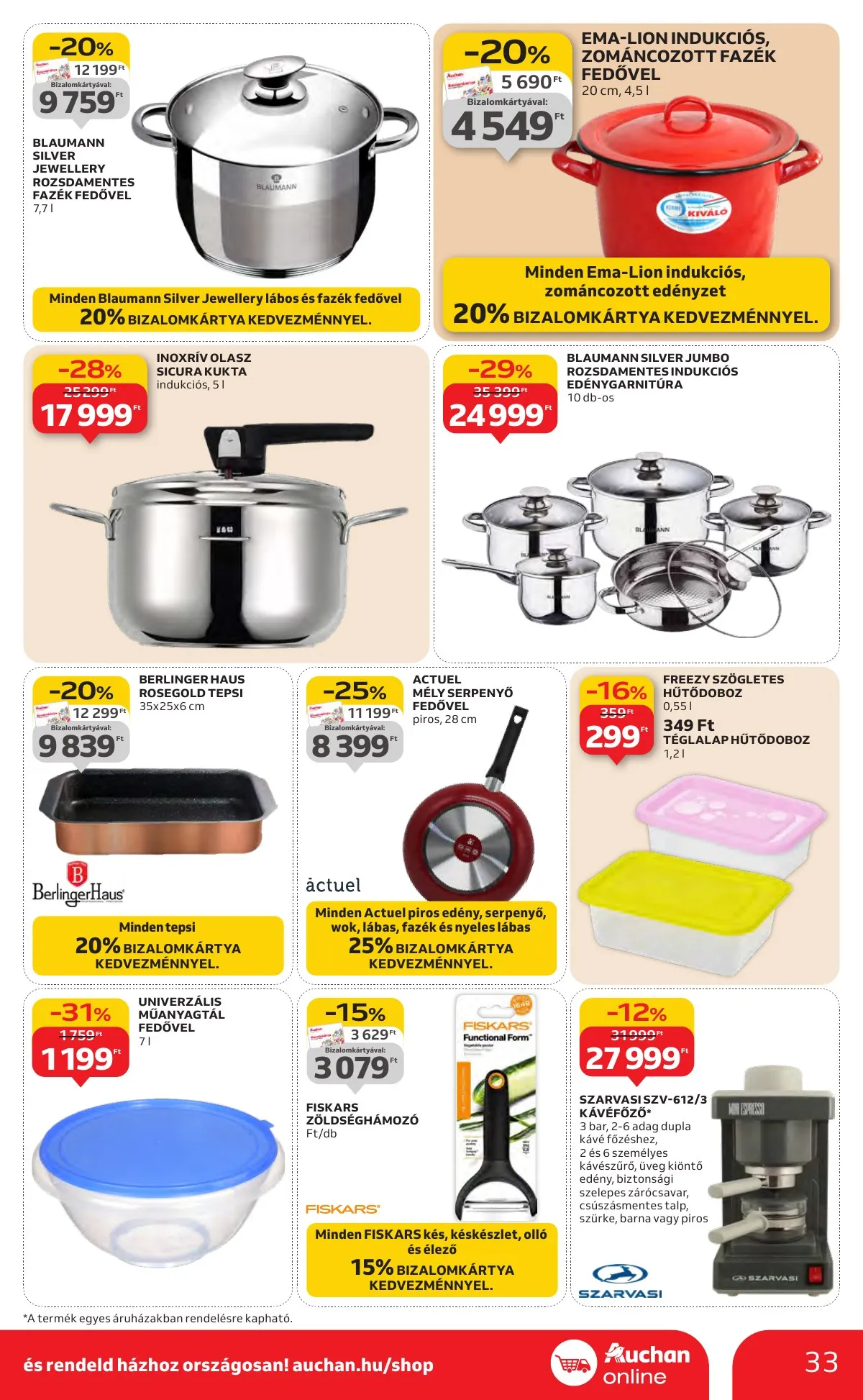Auchan akciós újság Hipermarket 01.29–02.04 – 33. oldal