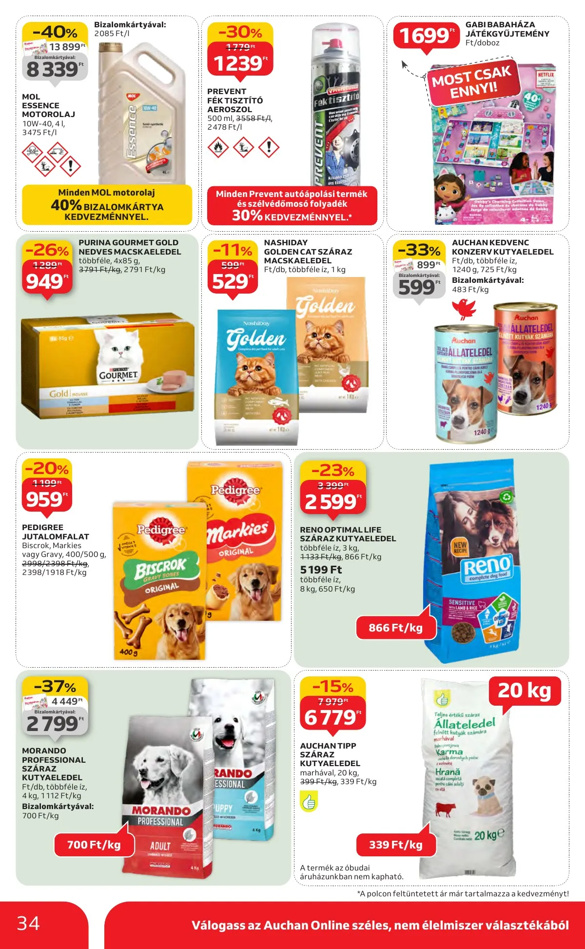 Auchan akciós újság Hipermarket 01.29–02.04 – 34. oldal