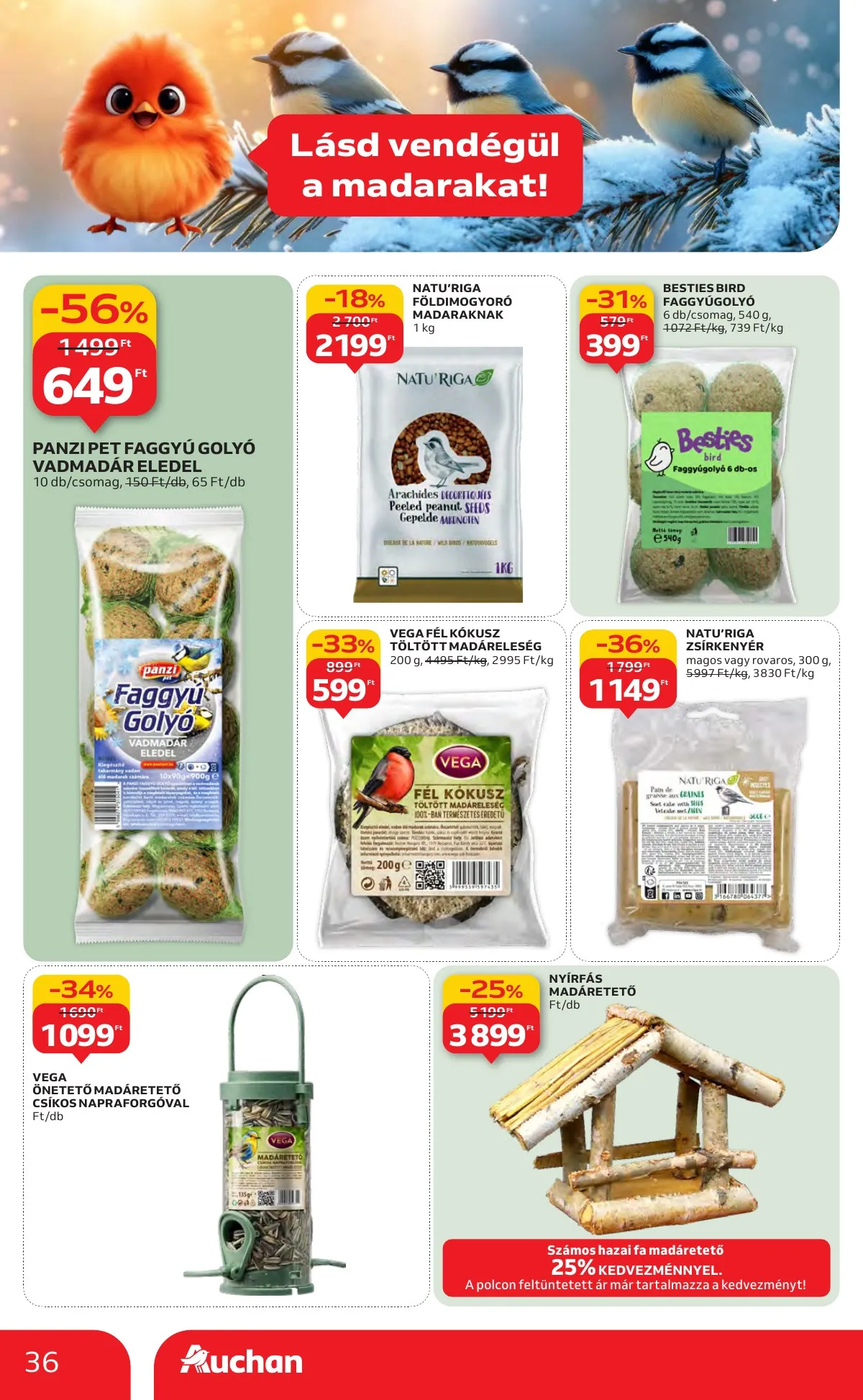 Auchan akciós újság Hipermarket 01.29–02.04 – 36. oldal