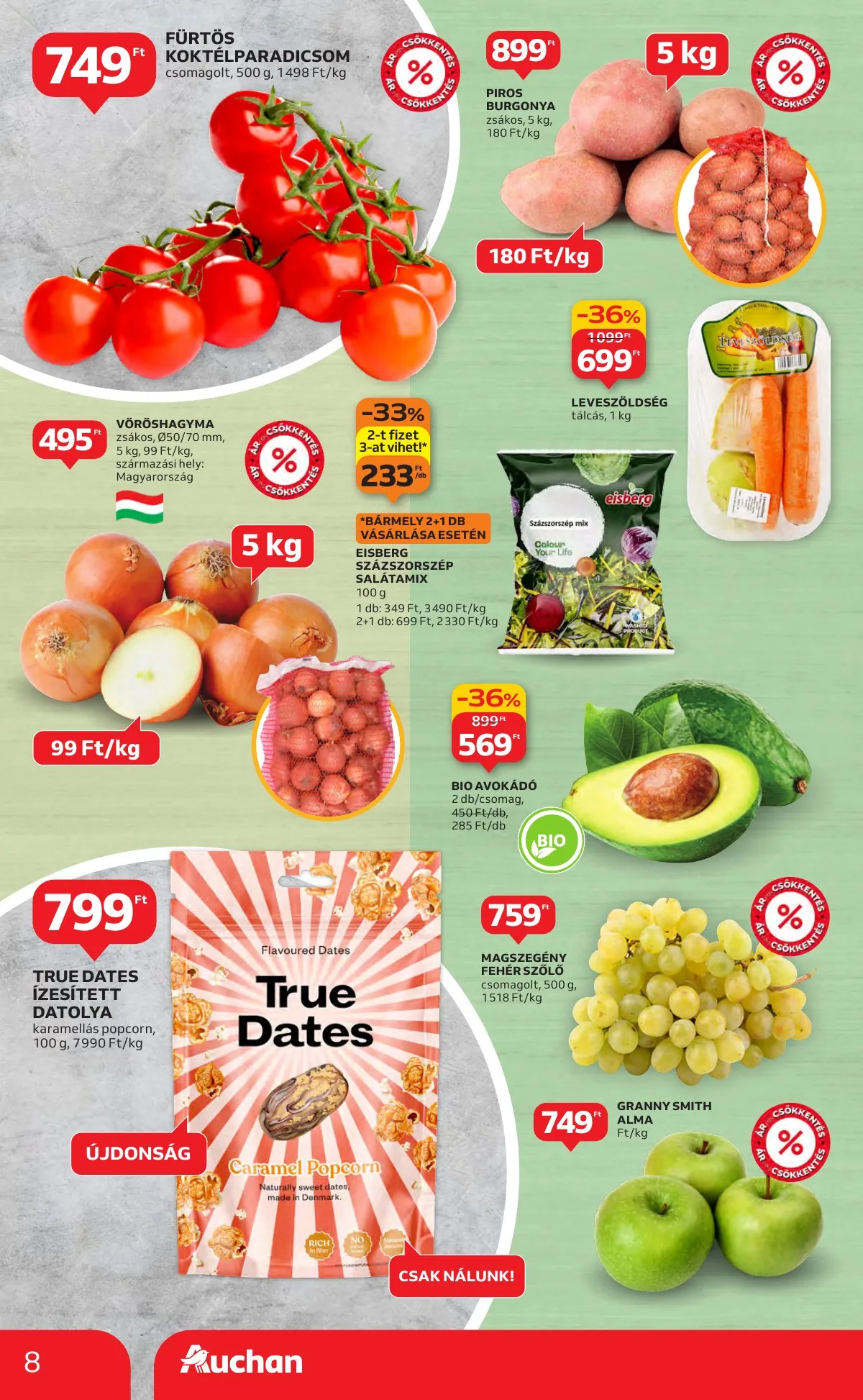 Auchan akciós újság Hipermarket 01.29–02.04 – 8. oldal