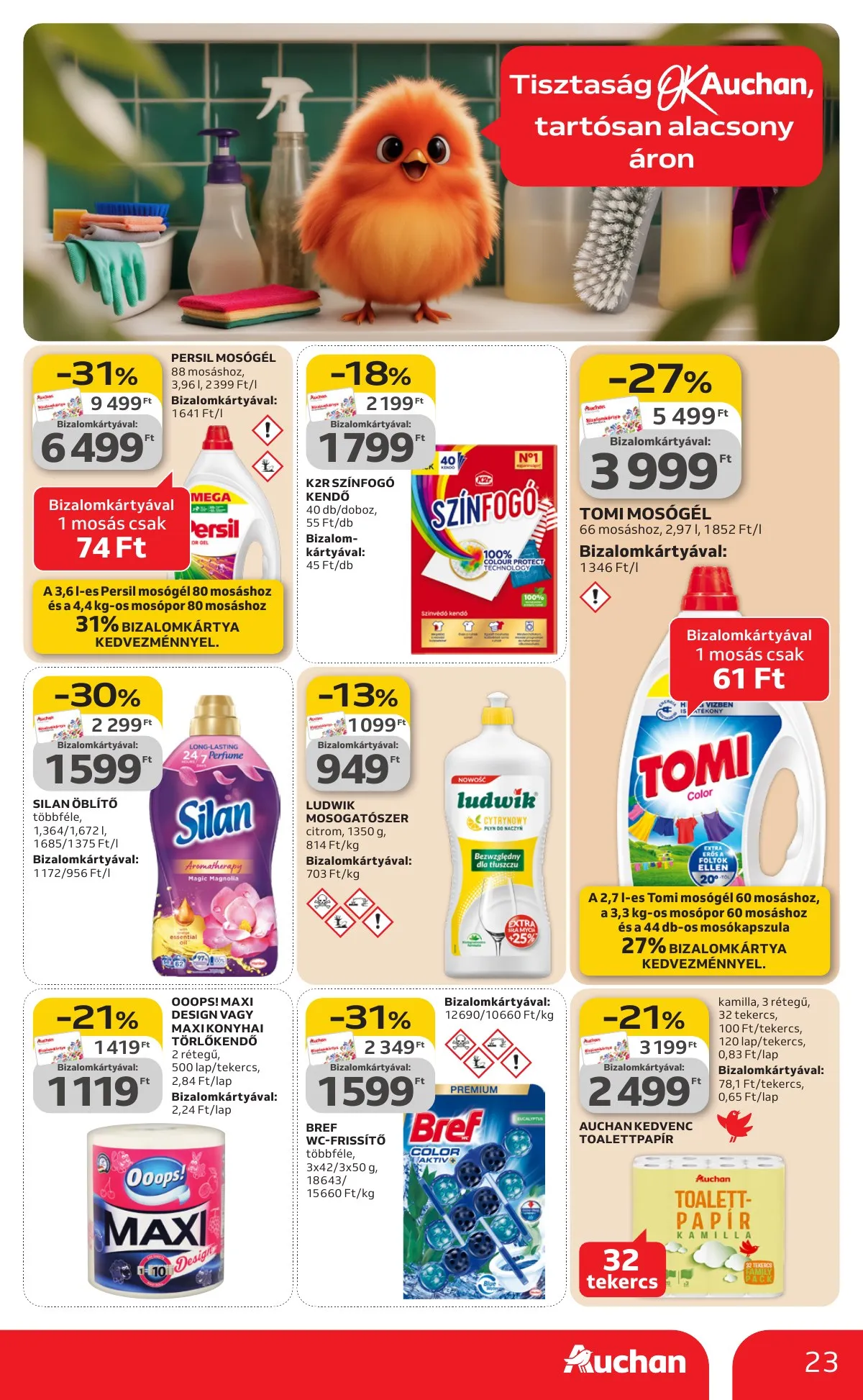 Auchan akciós újság Hipermarket 02.05–02.11 – 23. oldal