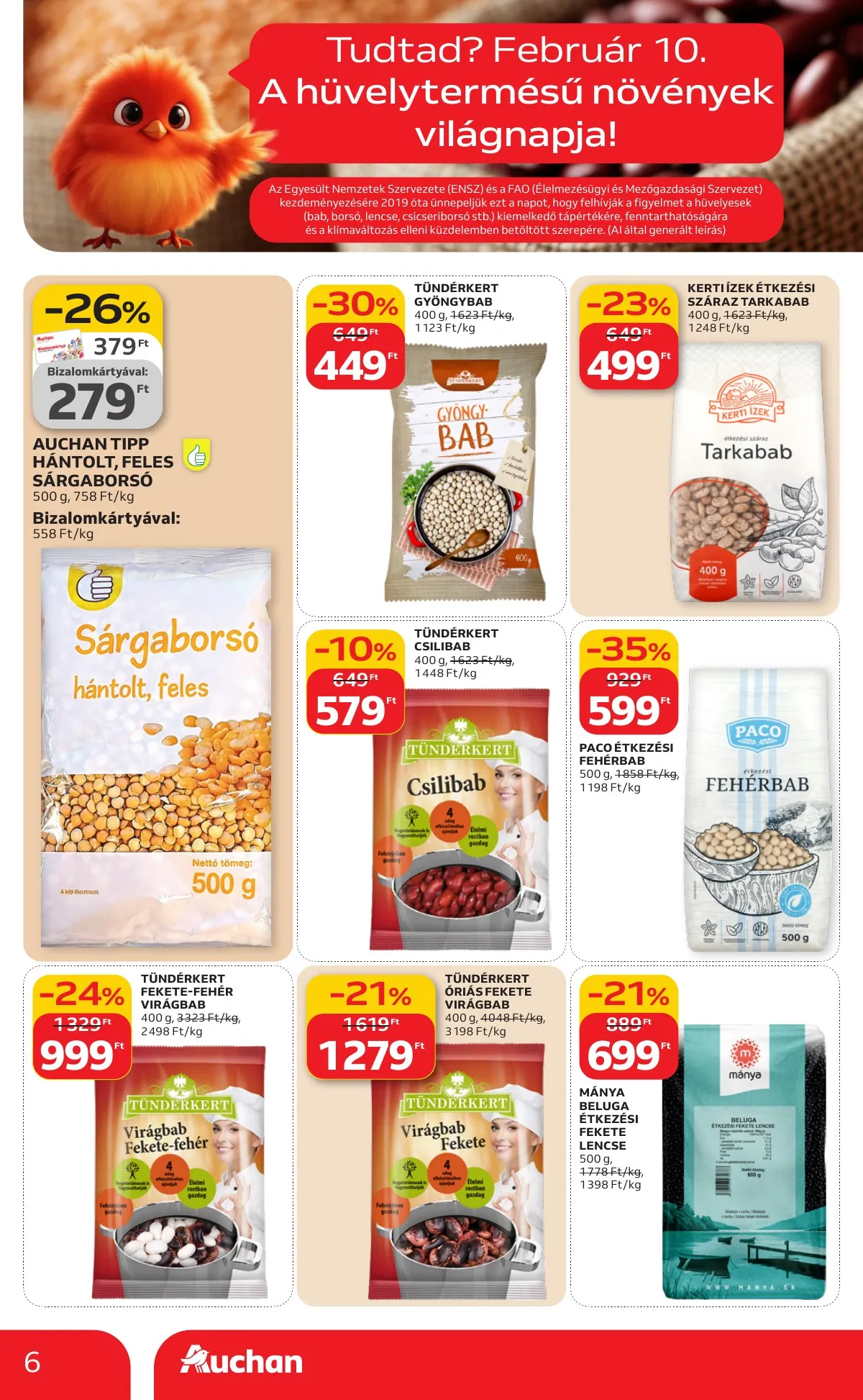 Auchan akciós újság Hipermarket 02.05–02.11 – 6. oldal