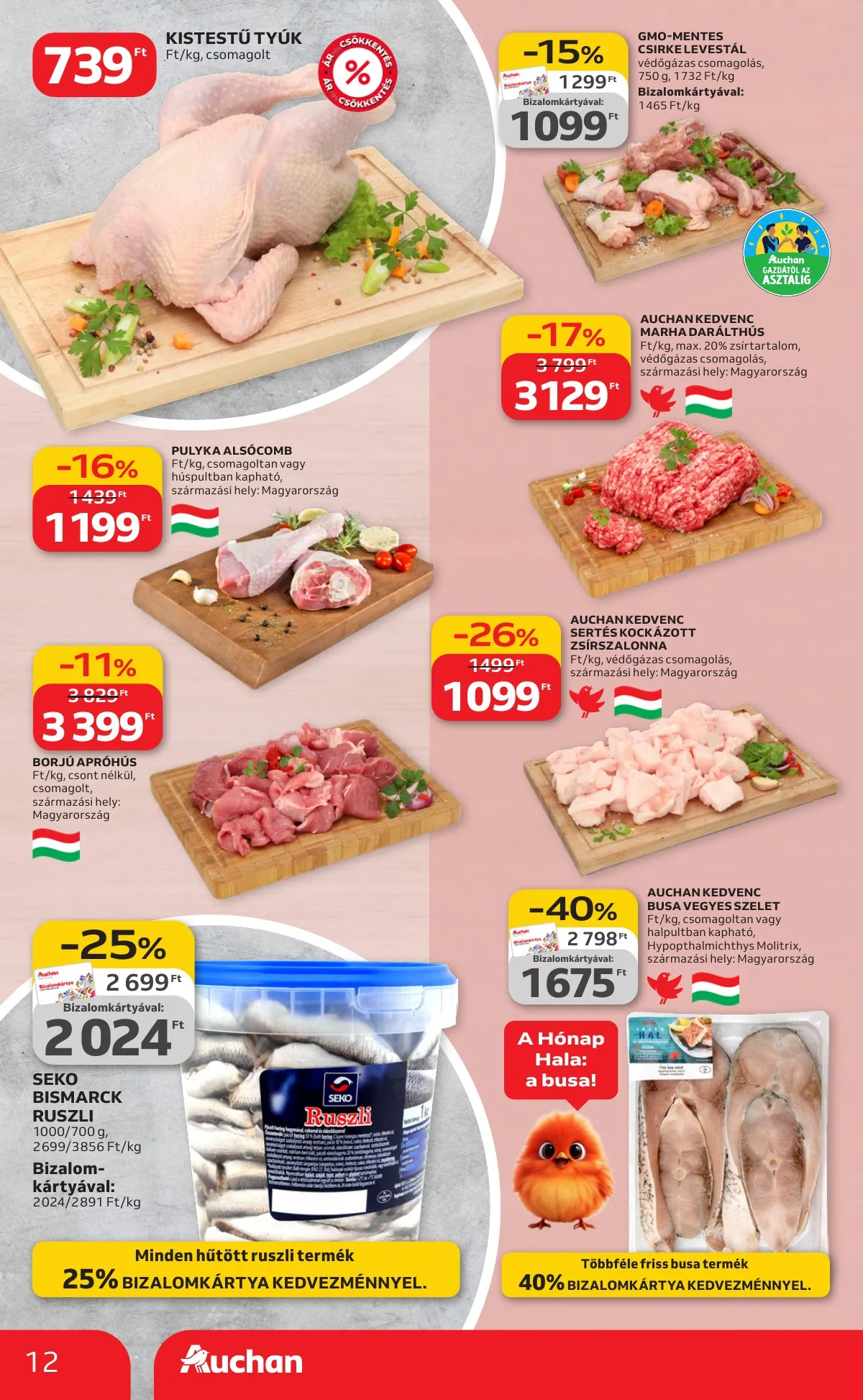 Auchan akciós újság Hipermarket 02.19–02.25 – 12. oldal