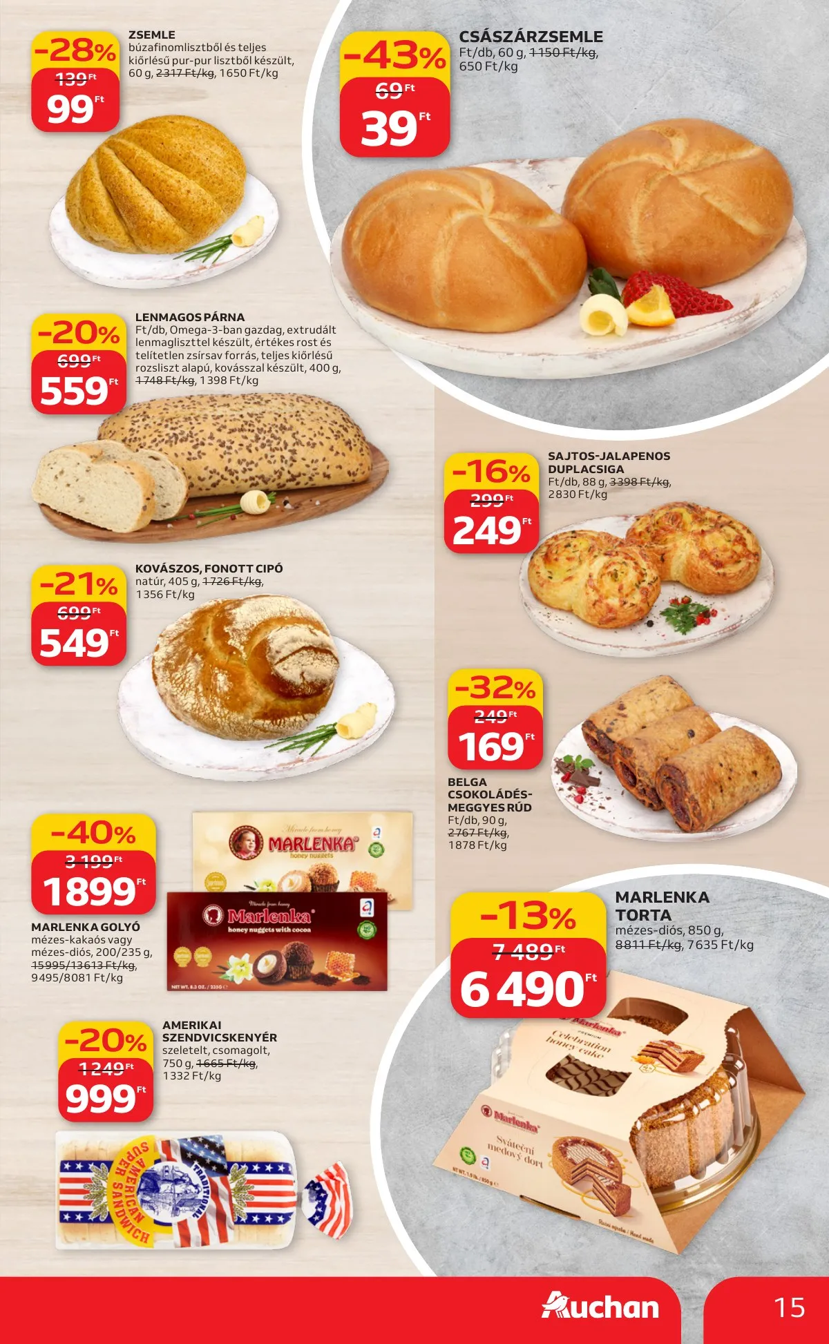 Auchan akciós újság Hipermarket 02.19–02.25 – 15. oldal