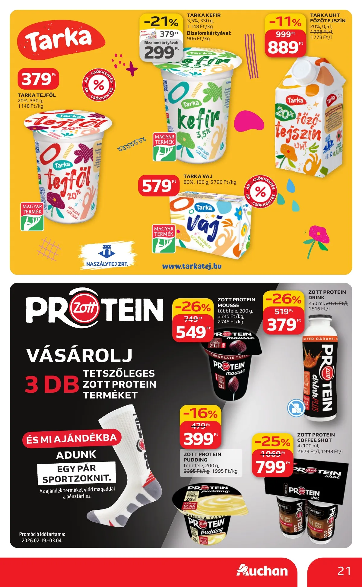 Auchan akciós újság Hipermarket 02.19–02.25 – 21. oldal