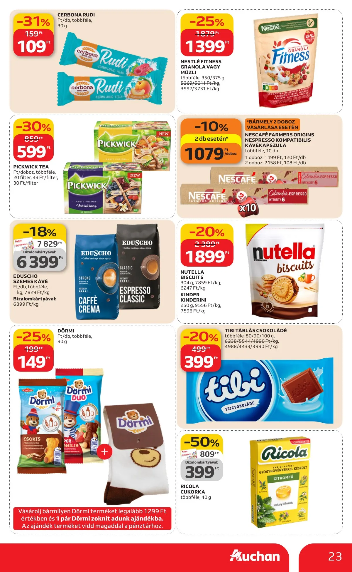 Auchan akciós újság Hipermarket 02.19–02.25 – 23. oldal