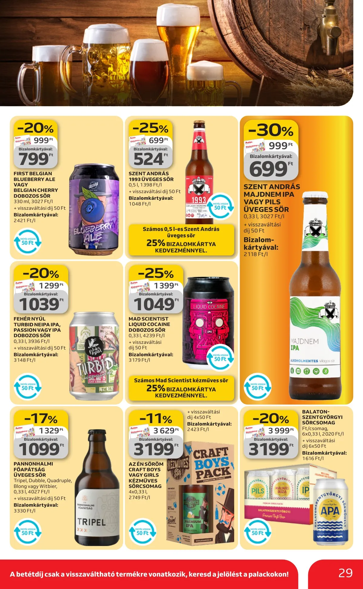 Auchan akciós újság Hipermarket 02.19–02.25 – 29. oldal