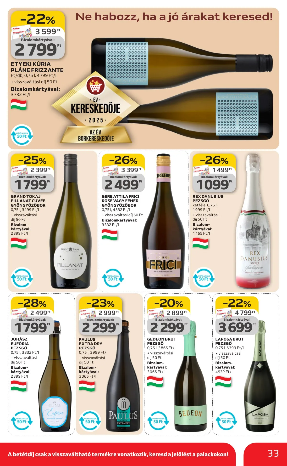 Auchan akciós újság Hipermarket 02.19–02.25 – 33. oldal