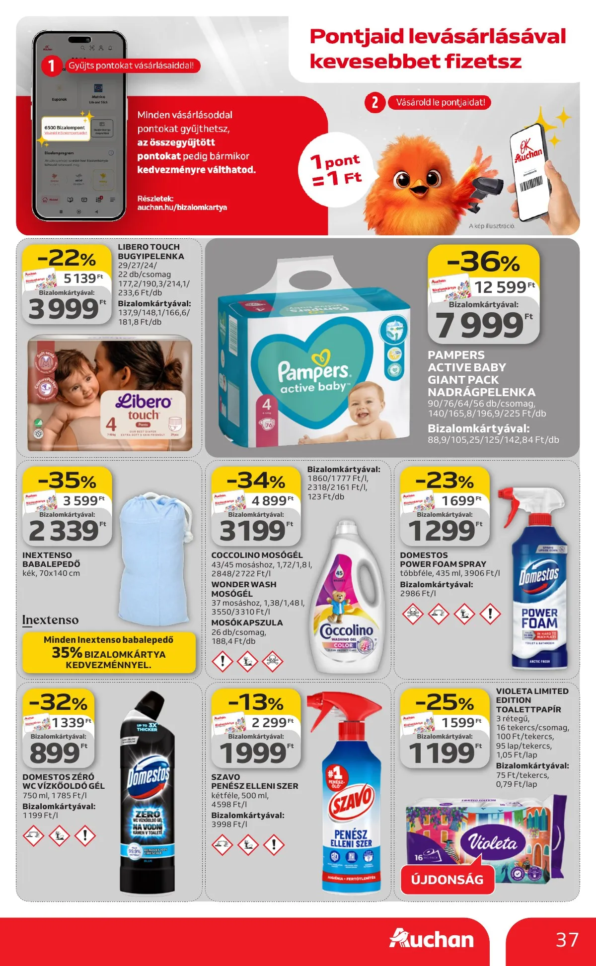 Auchan akciós újság Hipermarket 02.19–02.25 – 37. oldal