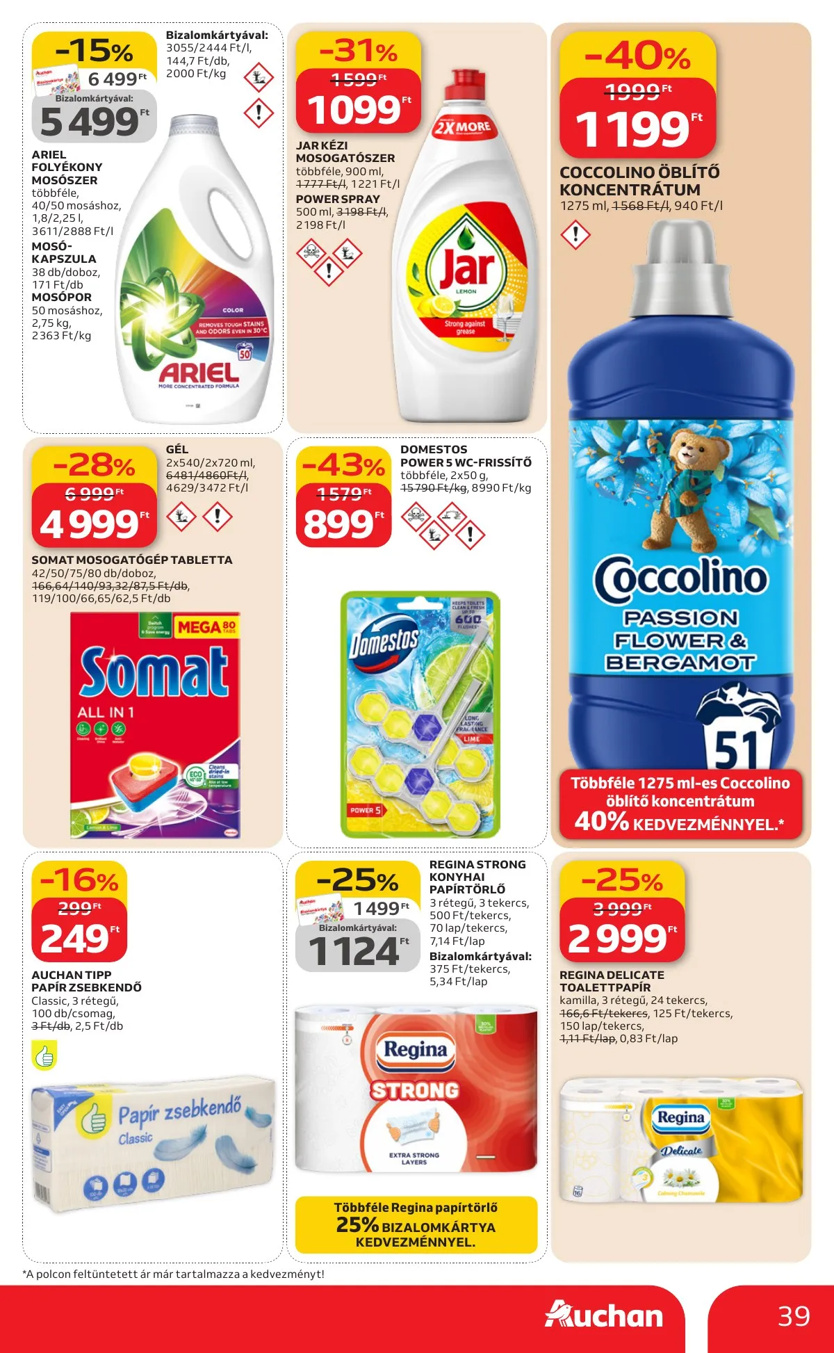 Auchan akciós újság Hipermarket 02.19–02.25 – 39. oldal
