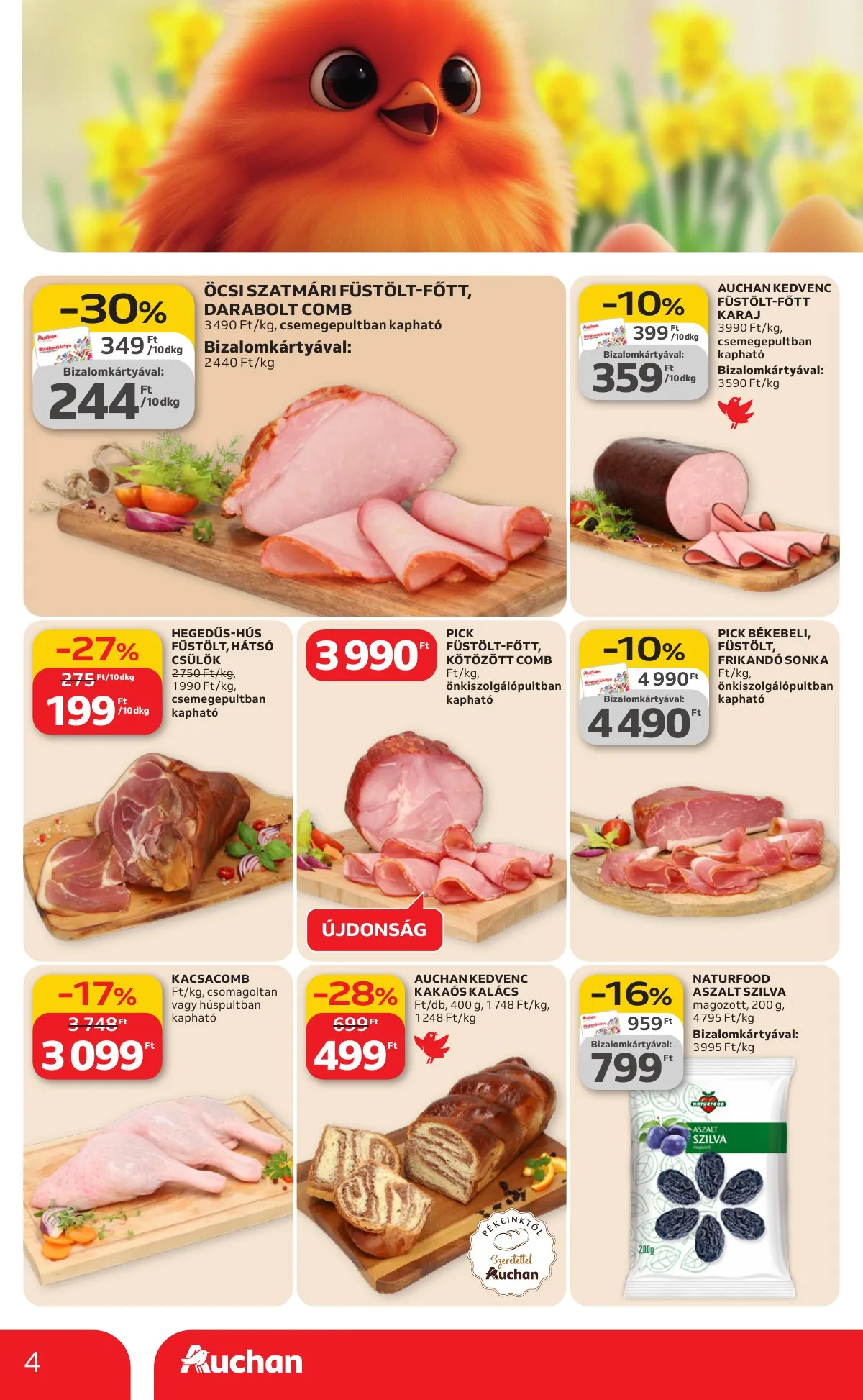 Auchan akciós újság Hipermarket 02.19–02.25 – 4. oldal