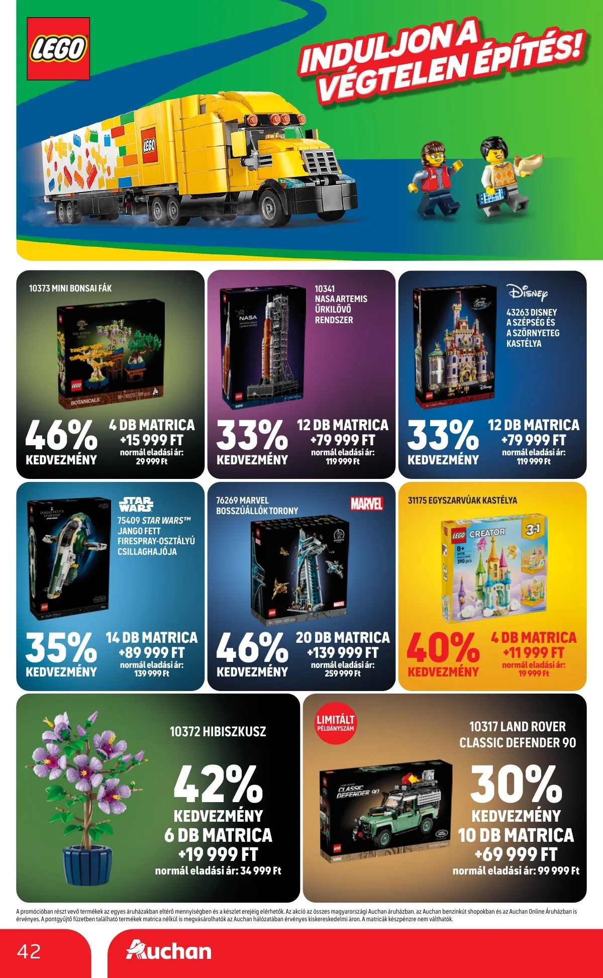 Auchan akciós újság Hipermarket 02.19–02.25 – 42. oldal