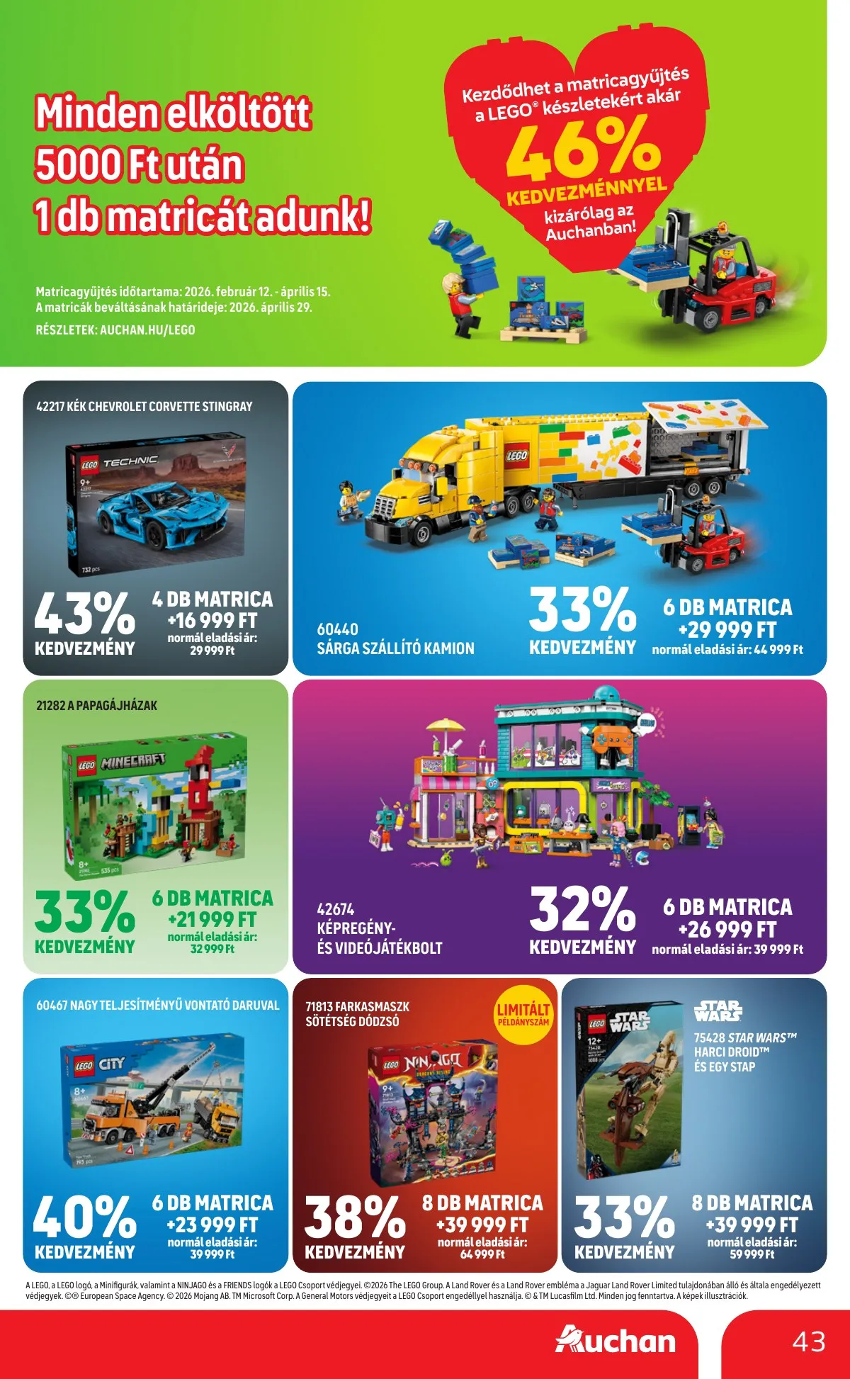 Auchan akciós újság Hipermarket 02.19–02.25 – 43. oldal