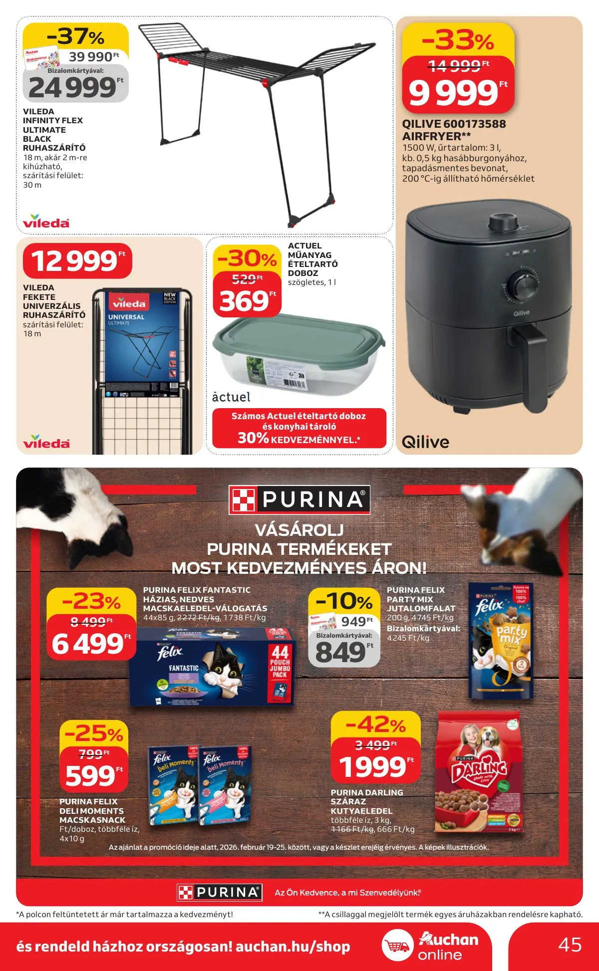 Auchan akciós újság Hipermarket 02.19–02.25 – 45. oldal