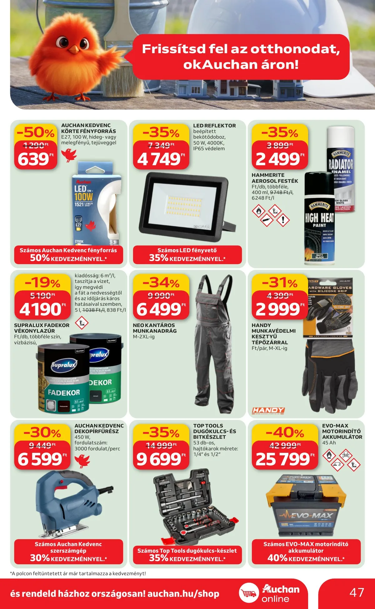 Auchan akciós újság Hipermarket 02.19–02.25 – 47. oldal