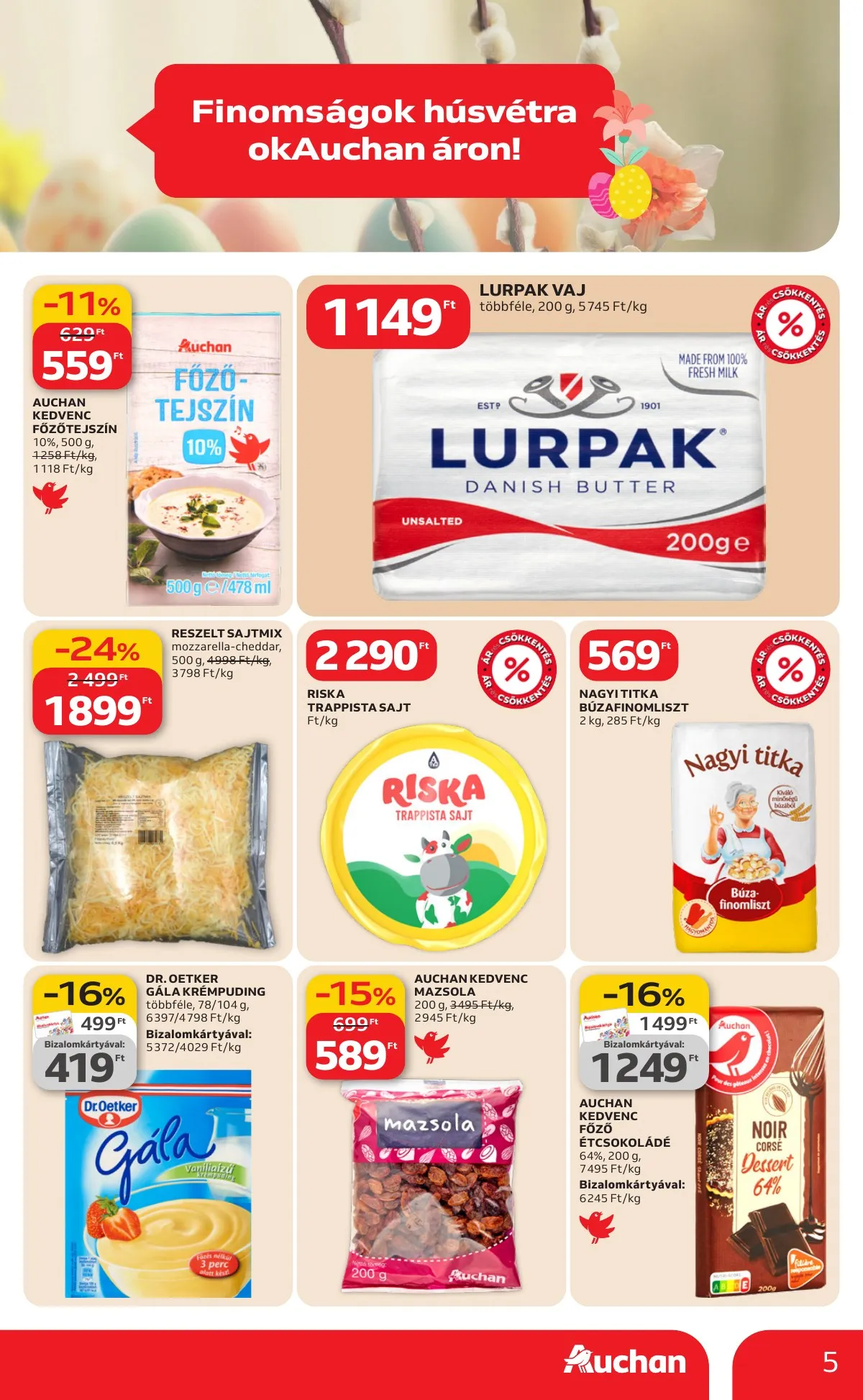 Auchan akciós újság Hipermarket 02.19–02.25 – 5. oldal