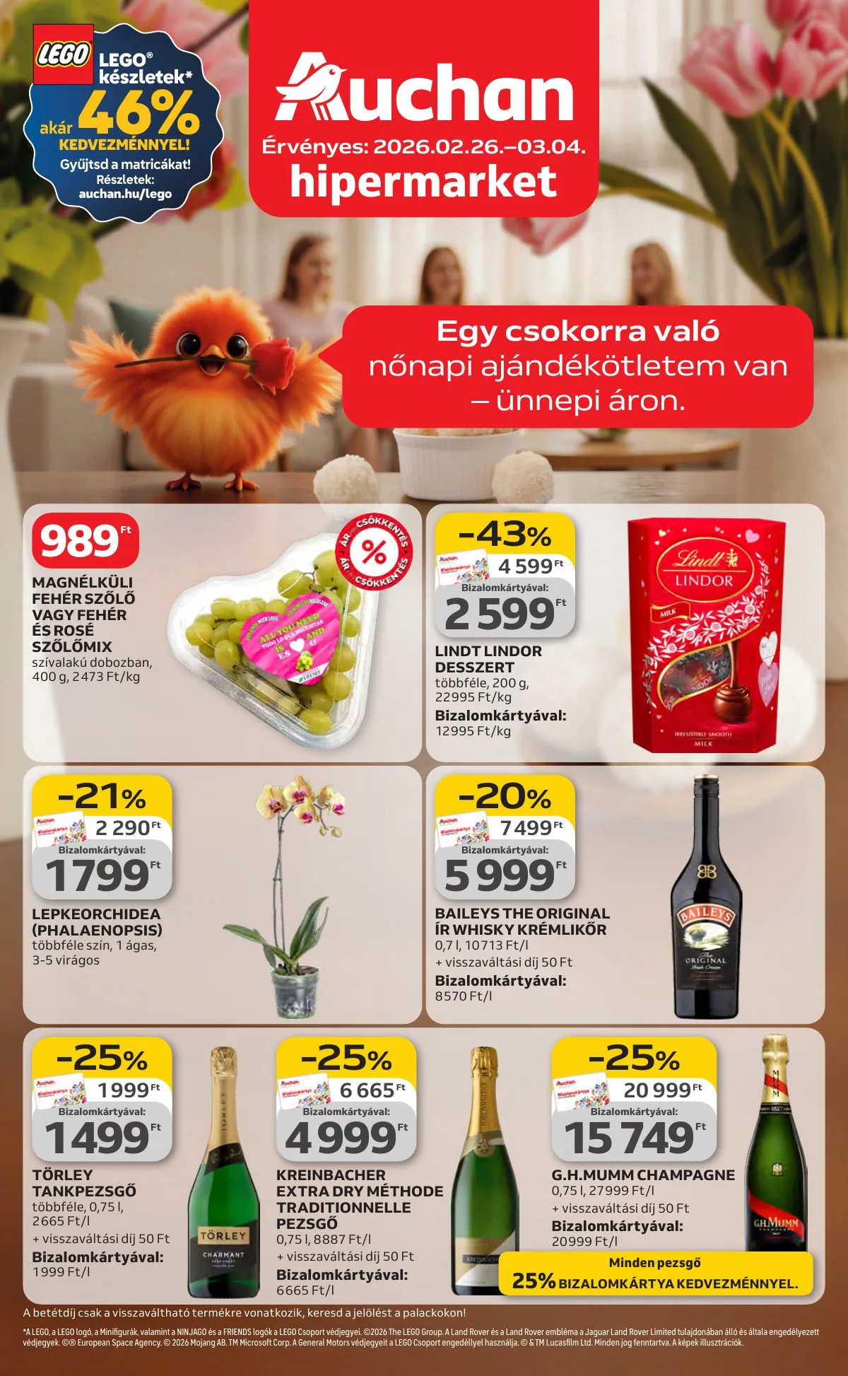 Auchan akciós újság Hipermarket 02.26–03.04