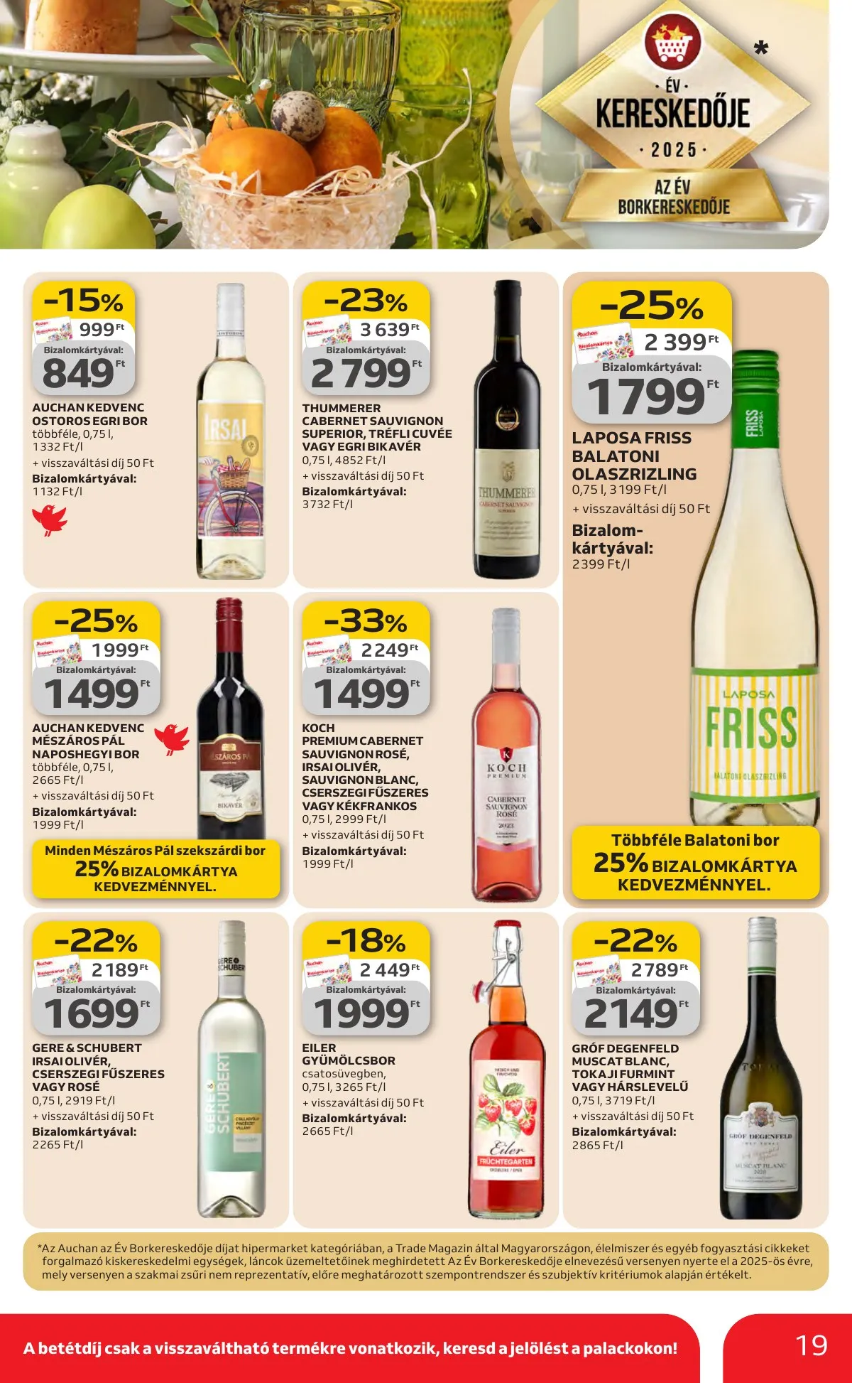 Auchan akciós újság Hipermarket 02.26–03.04 – 19. oldal