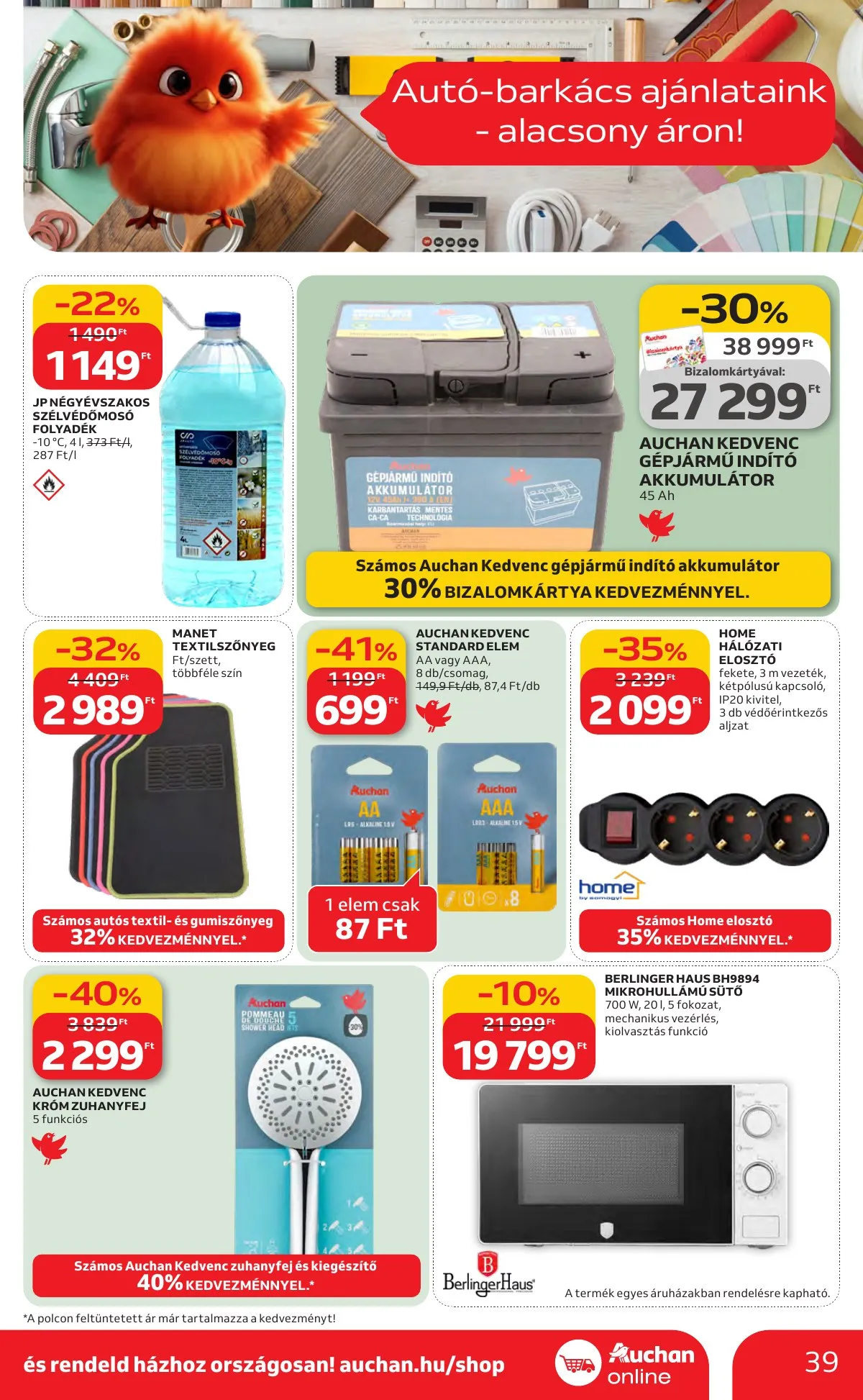 Auchan akciós újság Hipermarket 02.26–03.04 – 39. oldal