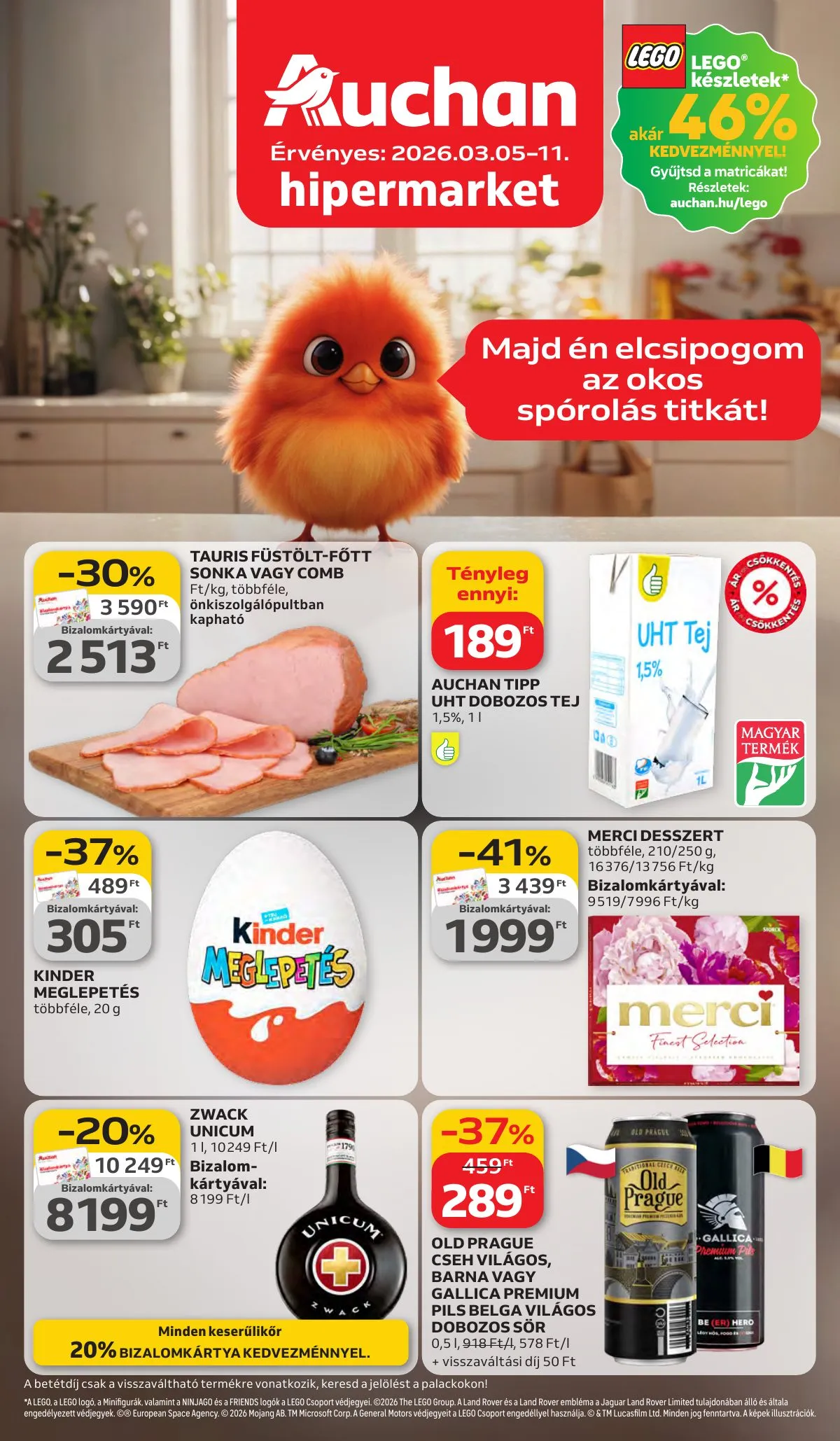 Auchan akciós újság Hipermarket 03.05–03.11