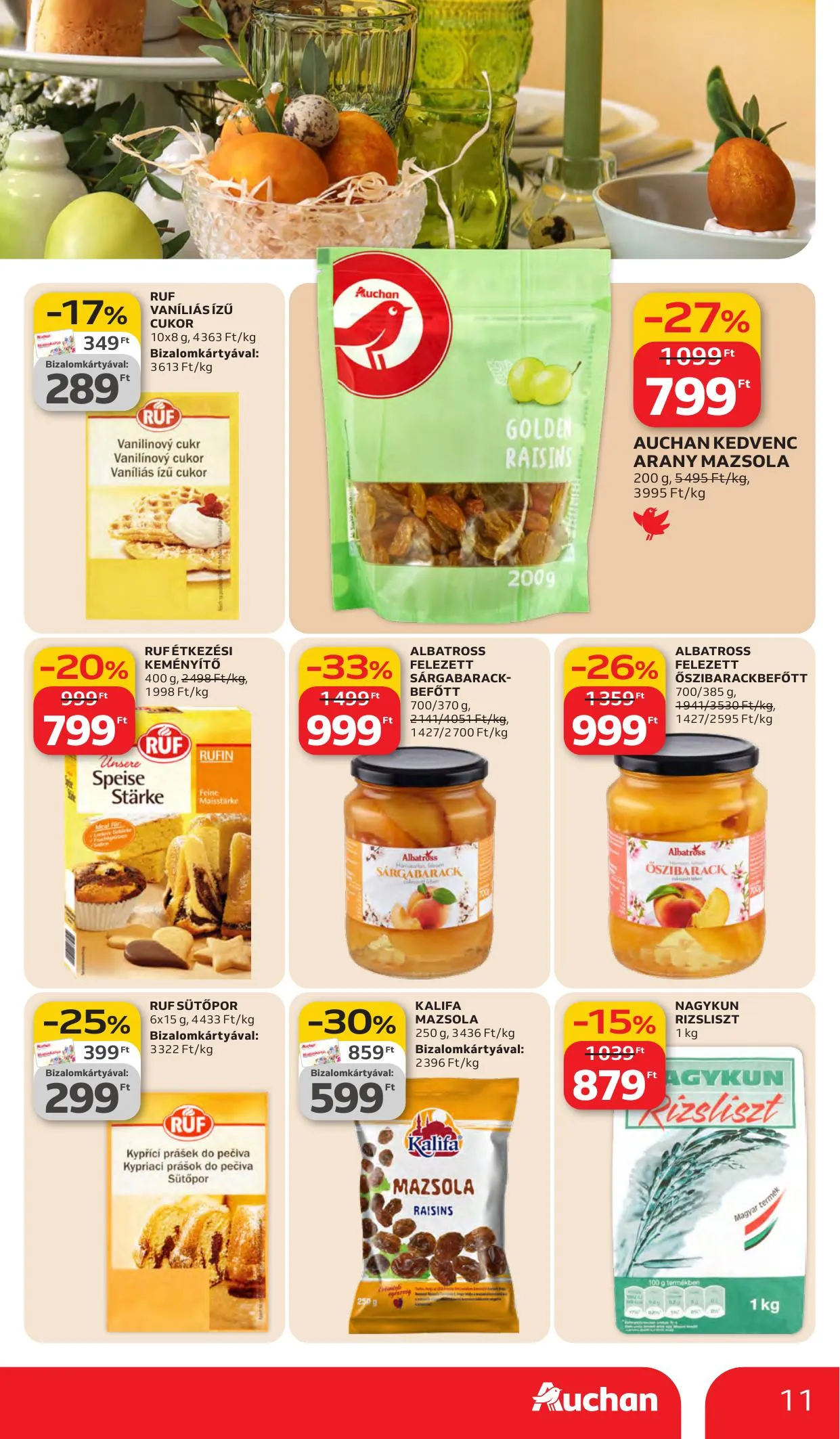 Auchan akciós újság Hipermarket 03.05–03.11 – 11. oldal