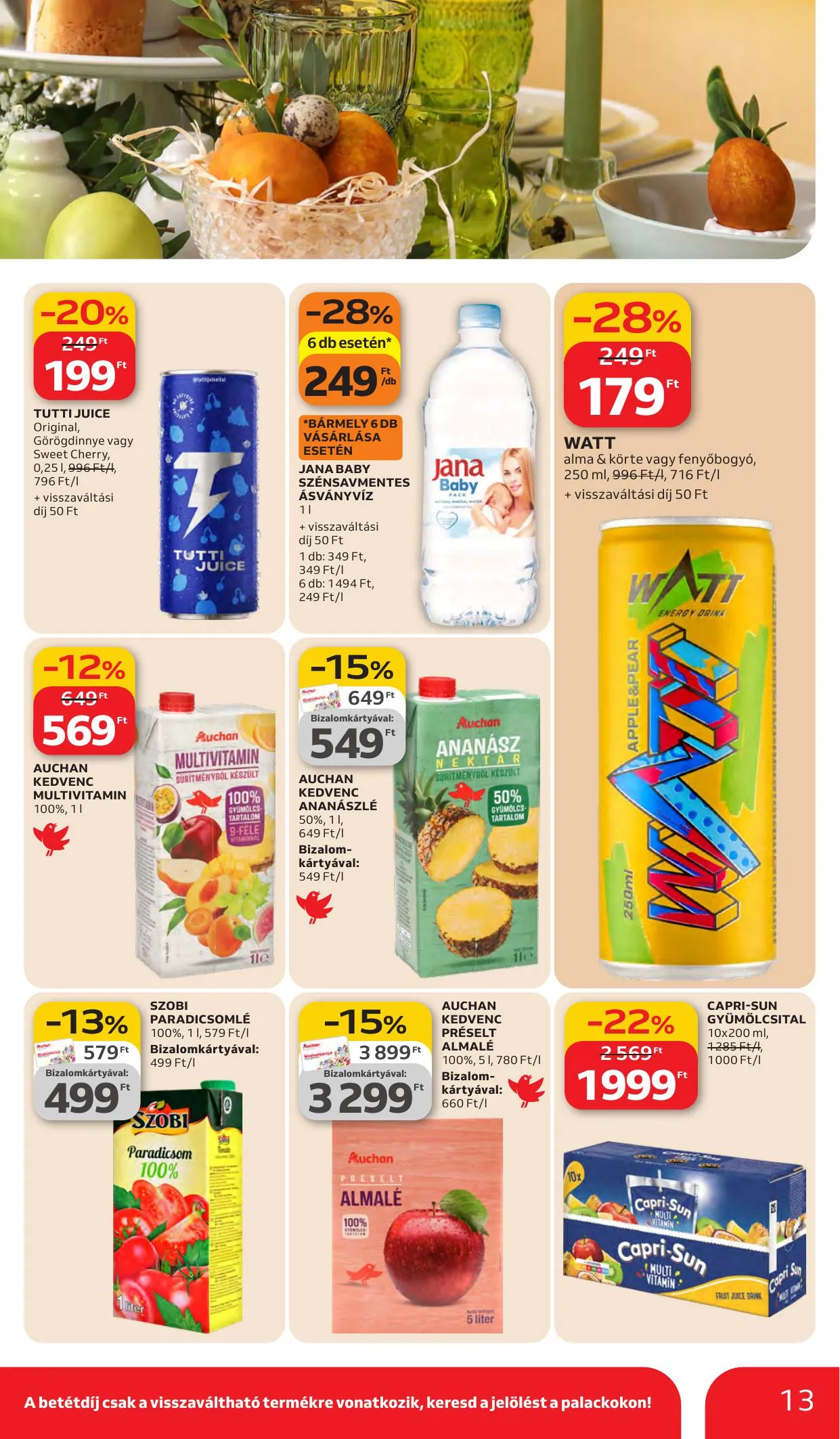 Auchan akciós újság Hipermarket 03.05–03.11 – 13. oldal