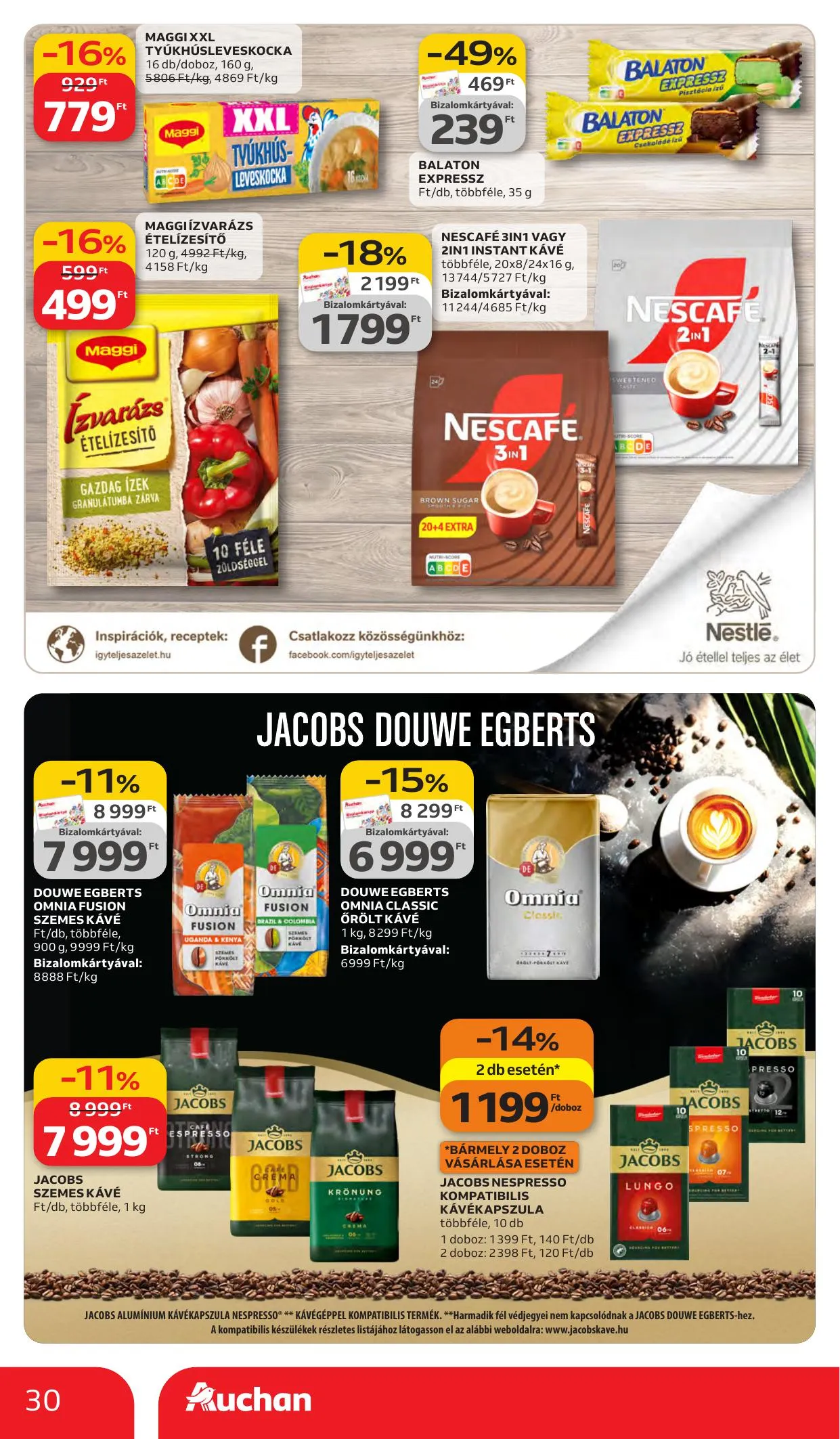 Auchan akciós újság Hipermarket 03.05–03.11 – 30. oldal