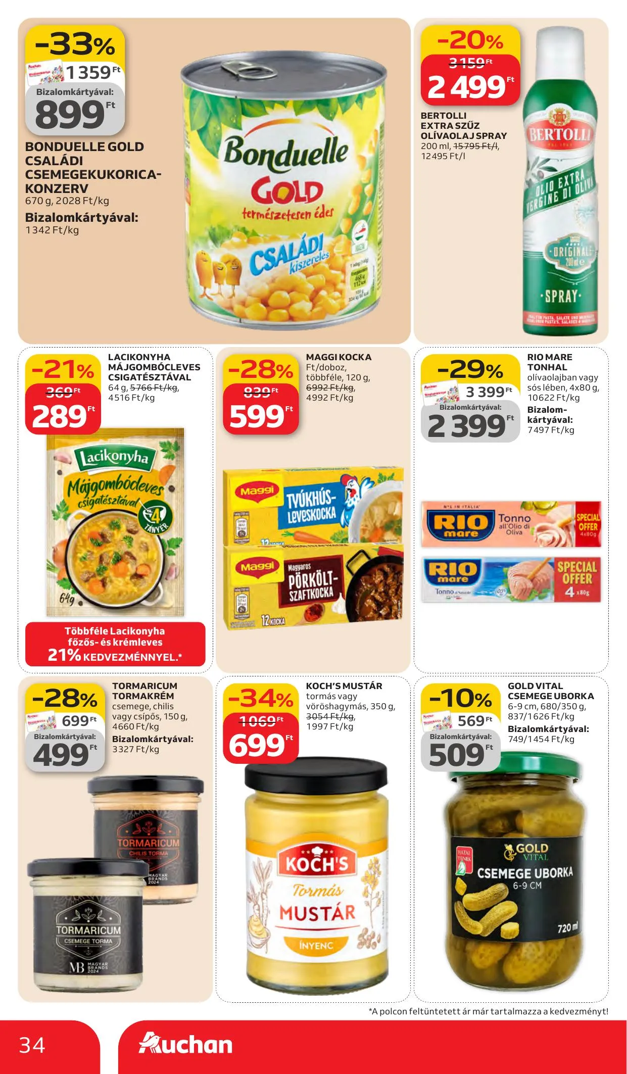 Auchan akciós újság Hipermarket 03.05–03.11 – 34. oldal