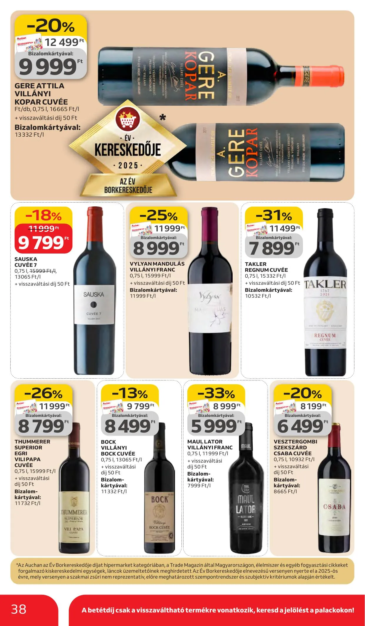 Auchan akciós újság Hipermarket 03.05–03.11 – 38. oldal