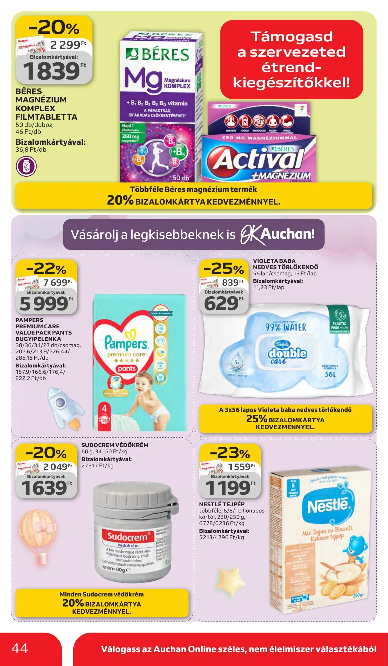 Auchan akciós újság Hipermarket 03.05–03.11 – 44. oldal