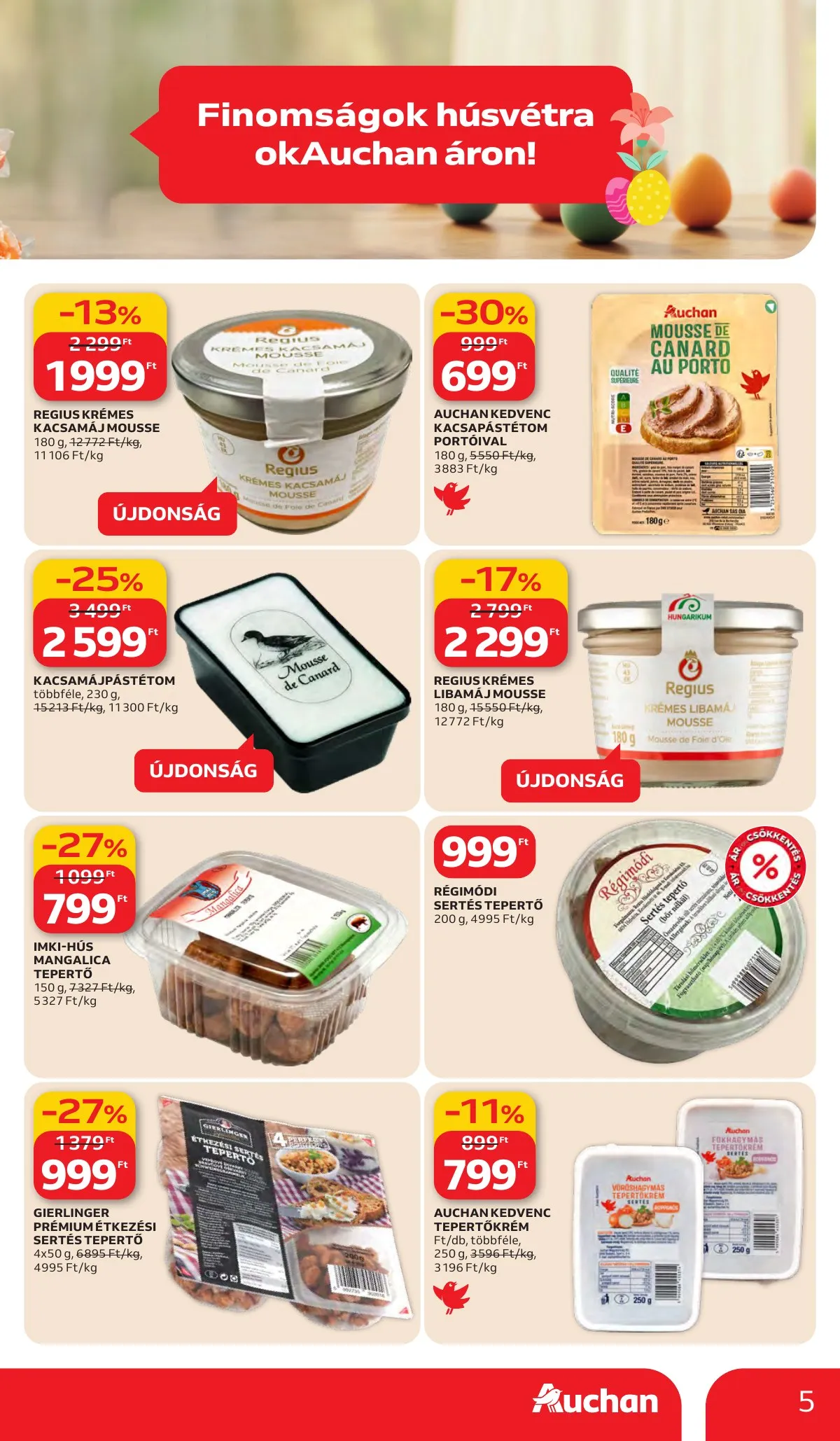 Auchan akciós újság Hipermarket 03.05–03.11 – 5. oldal