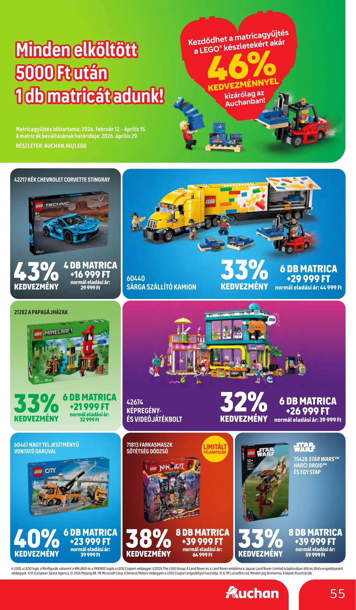 Auchan akciós újság Hipermarket 03.05–03.11 – 55. oldal