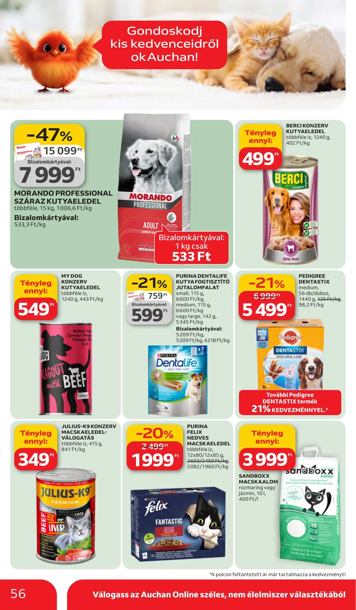 Auchan akciós újság Hipermarket 03.05–03.11 – 56. oldal