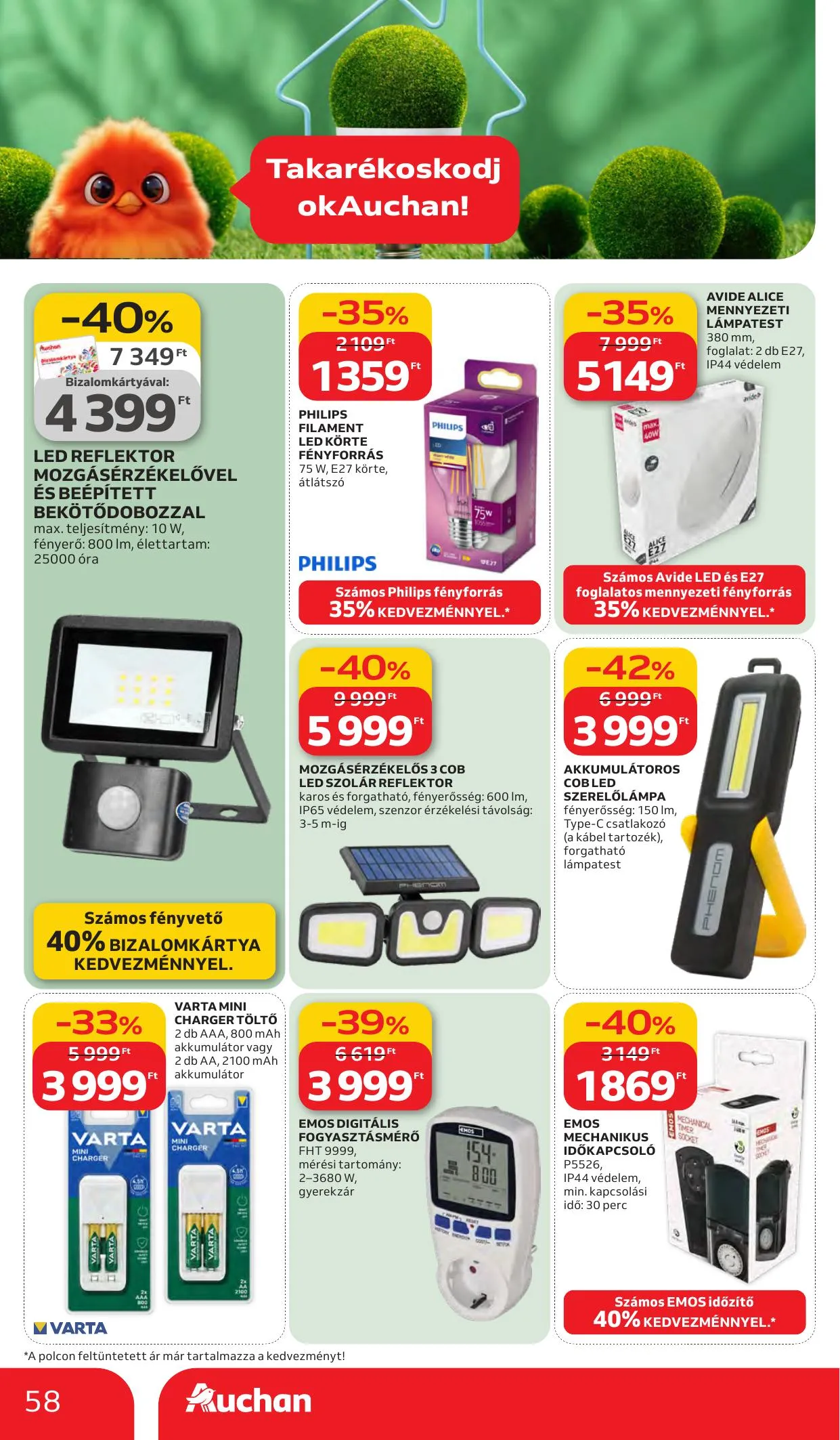 Auchan akciós újság Hipermarket 03.05–03.11 – 58. oldal