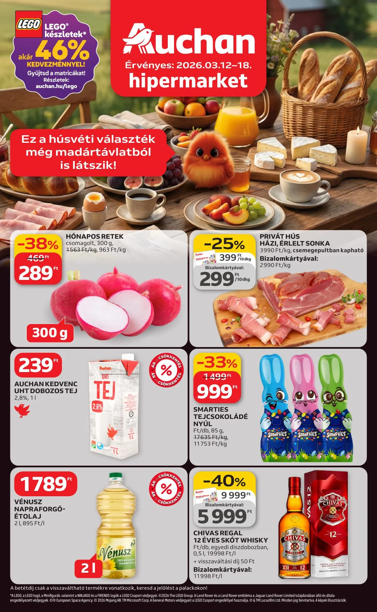 Auchan akciós újság Hipermarket 03.12–03.18