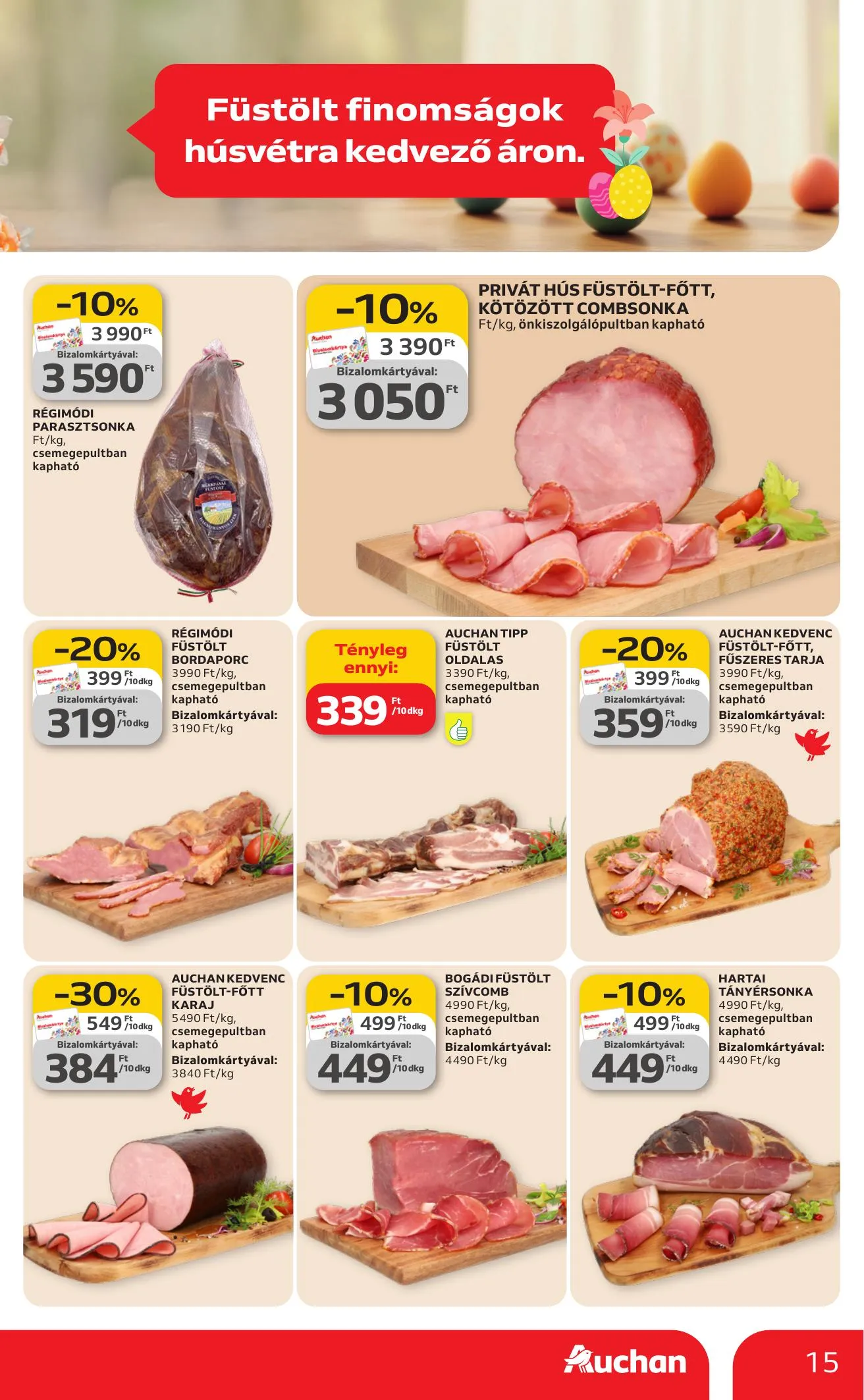 Auchan akciós újság Hipermarket 03.12–03.18 – 15. oldal
