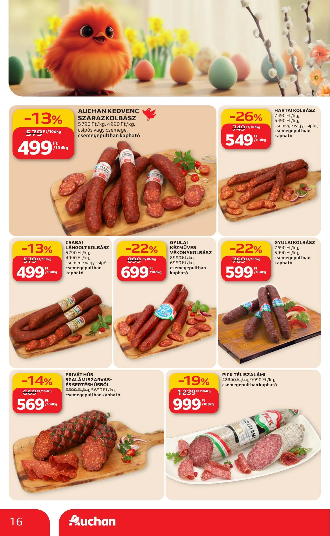 Auchan akciós újság Hipermarket 03.12–03.18 – 16. oldal