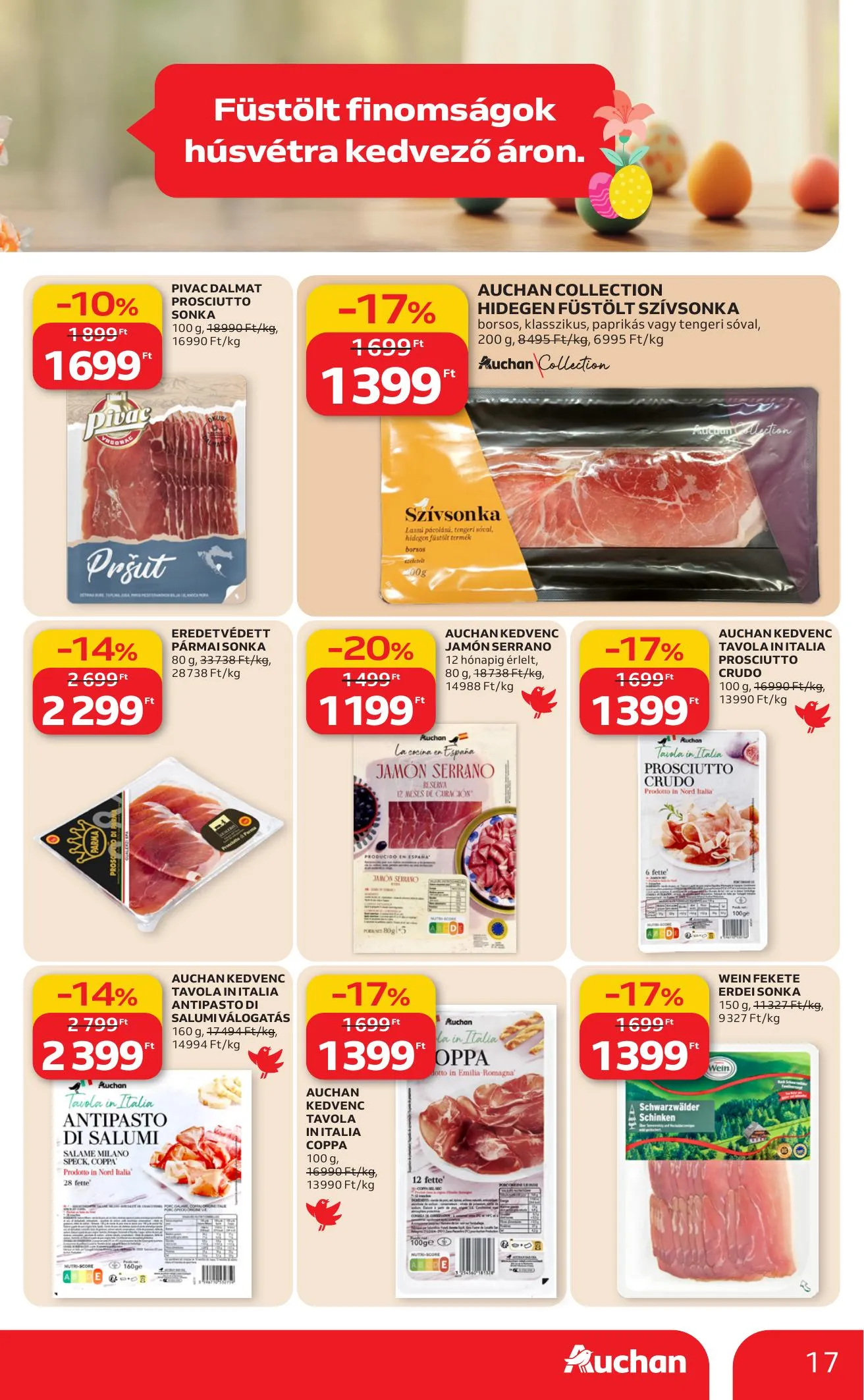 Auchan akciós újság Hipermarket 03.12–03.18 – 17. oldal