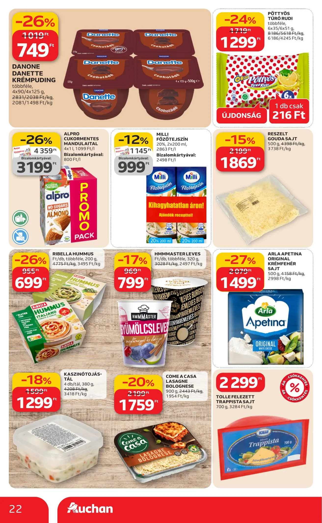 Auchan akciós újság Hipermarket 03.12–03.18 – 22. oldal