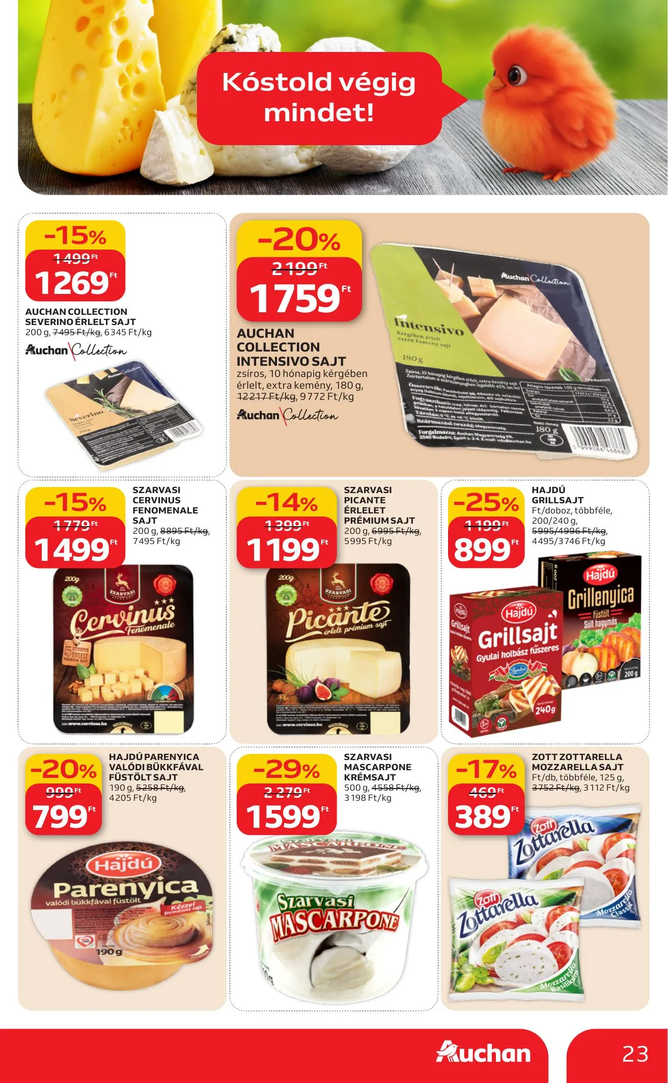 Auchan akciós újság Hipermarket 03.12–03.18 – 23. oldal