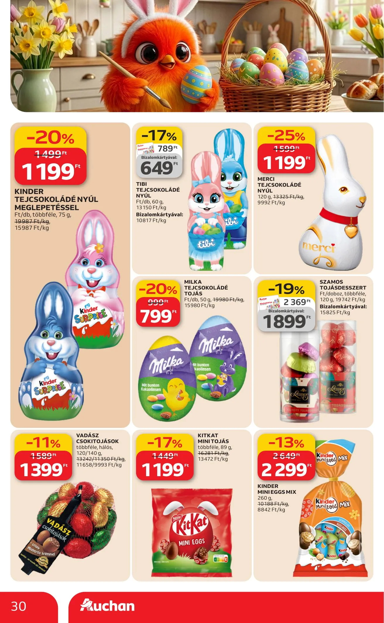 Auchan akciós újság Hipermarket 03.12–03.18 – 30. oldal